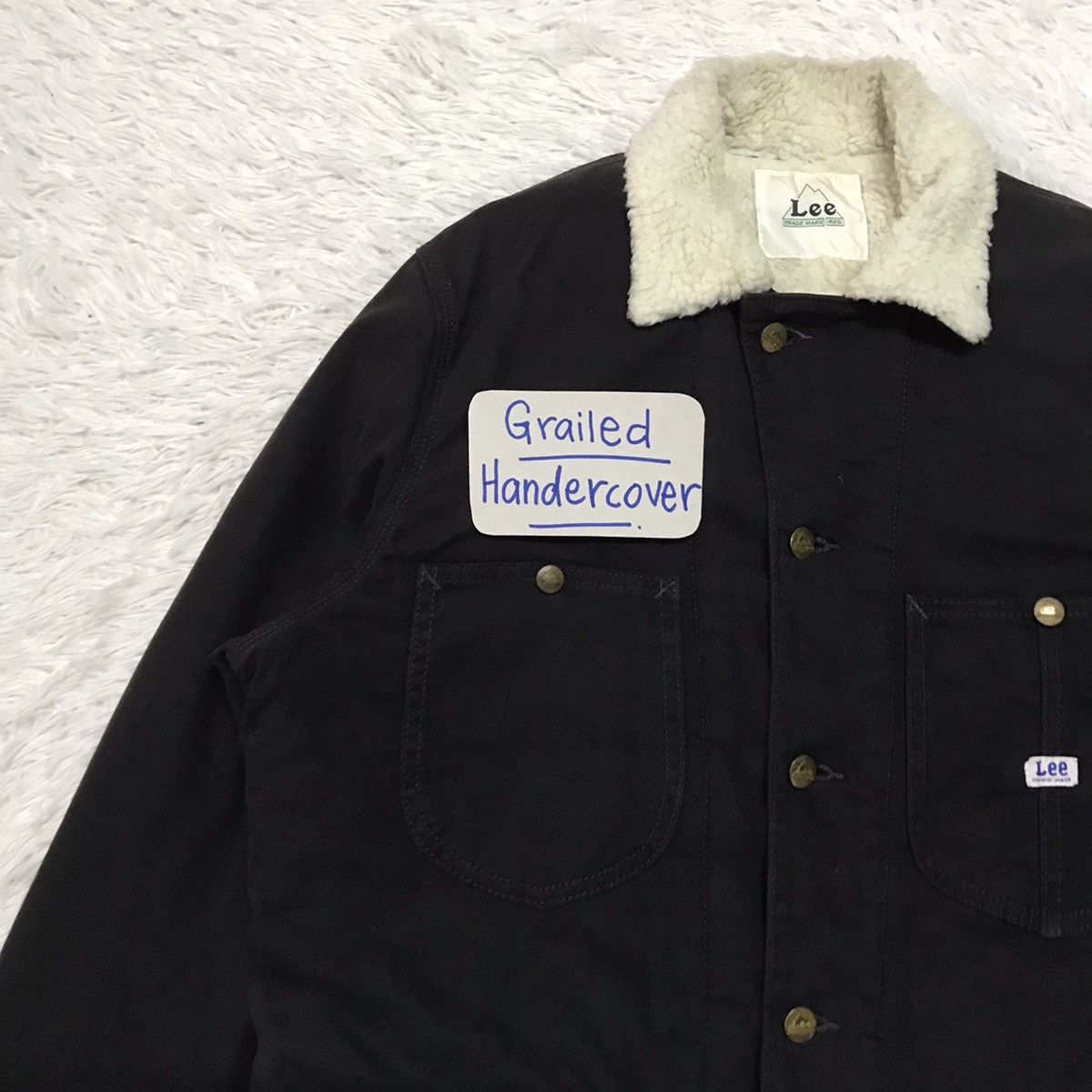 Lee 💥STEALS💥Vtg Lee Fleece Sherpa Jacket Size US L / EU 52-54 / 3 - 6 Thumbnail