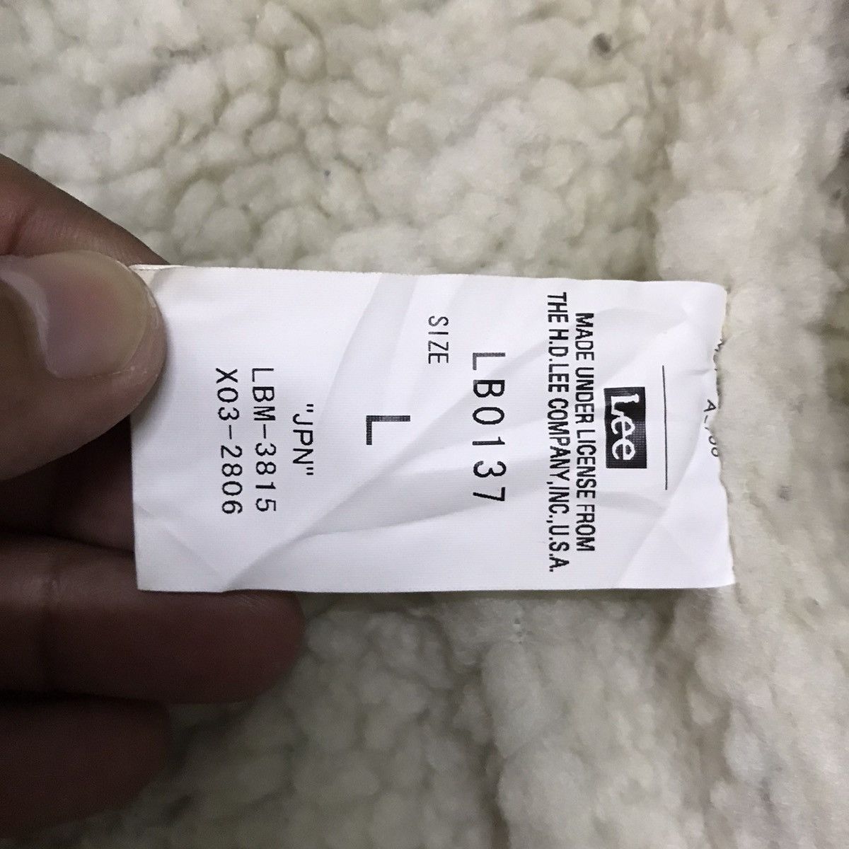 Lee 💥STEALS💥Vtg Lee Fleece Sherpa Jacket Size US L / EU 52-54 / 3 - 15 Thumbnail