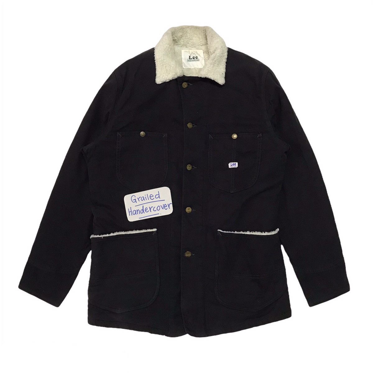 Lee 💥STEALS💥Vtg Lee Fleece Sherpa Jacket Size US L / EU 52-54 / 3 - 1 Thumbnail