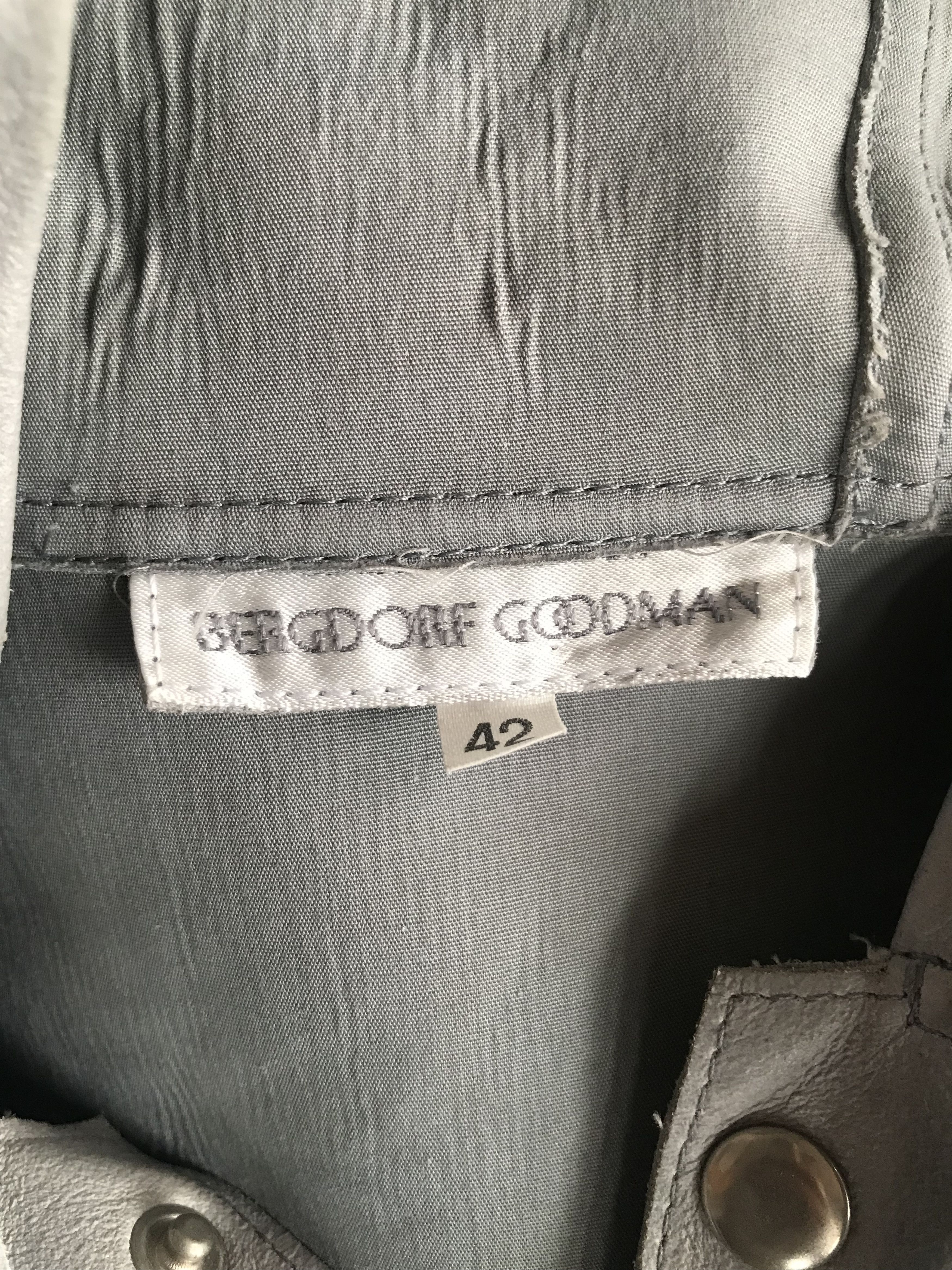 Bergdorf Goodman Bergdorf Goodman Suede Leather Jacket Size US S / EU 44-46 / 1 - 7 Thumbnail