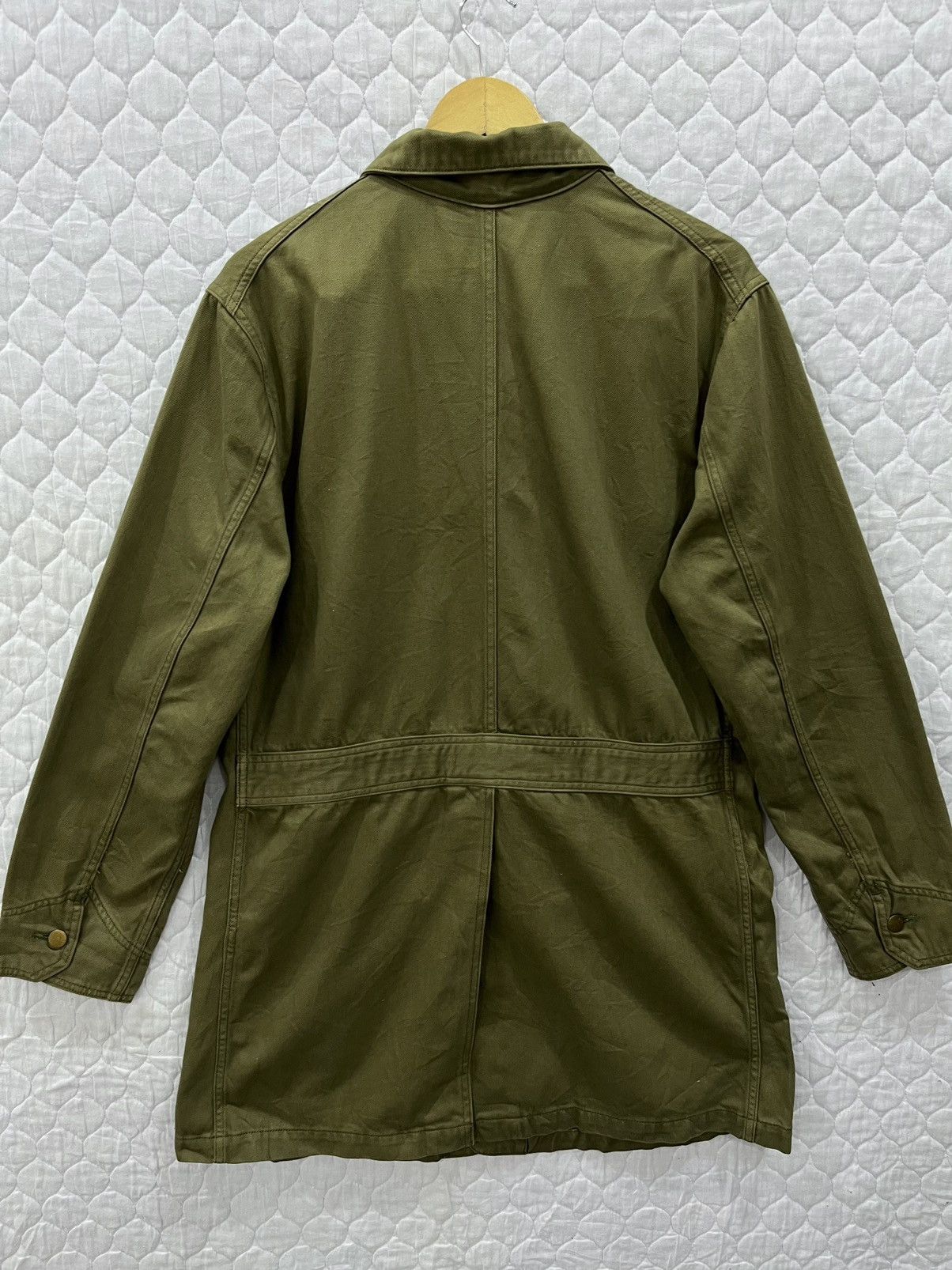 Lee F. 🔥🔥🔥VTG LEE SANFORISED UNION MADE MILITARY LONG JACKET Size M / US 6-8 / IT 42-44 - 5 Thumbnail
