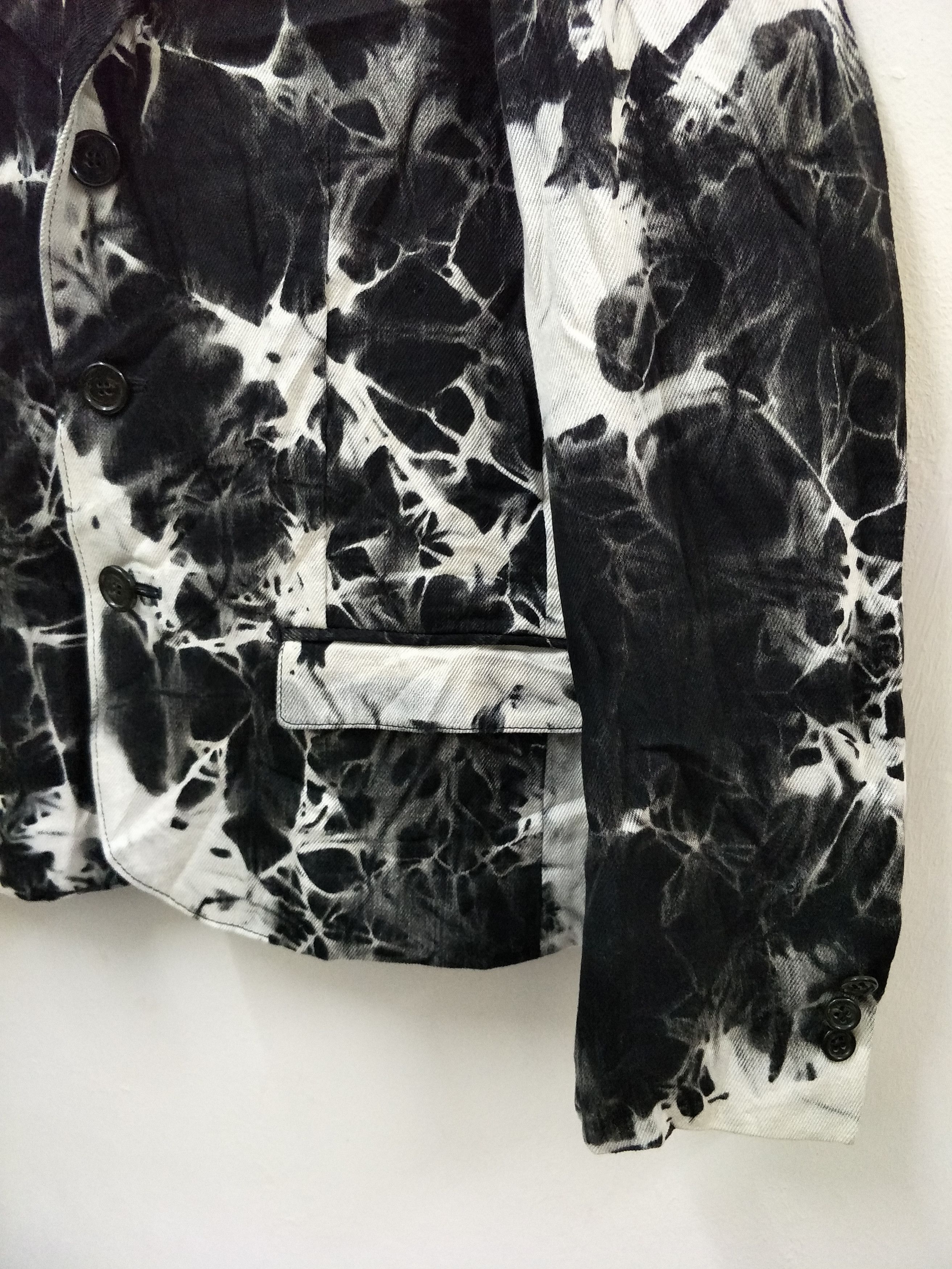 Japanese Brand Nozomi Ishiguro Acid Wash Coat Japanese Designer Size US S / EU 44-46 / 1 - 6 Thumbnail