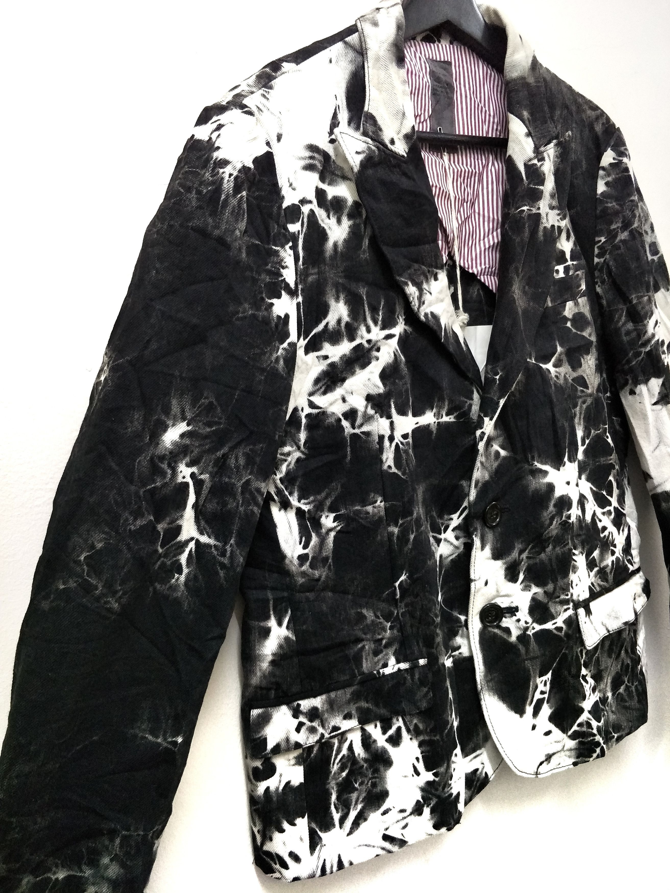 Japanese Brand Nozomi Ishiguro Acid Wash Coat Japanese Designer Size US S / EU 44-46 / 1 - 3 Thumbnail