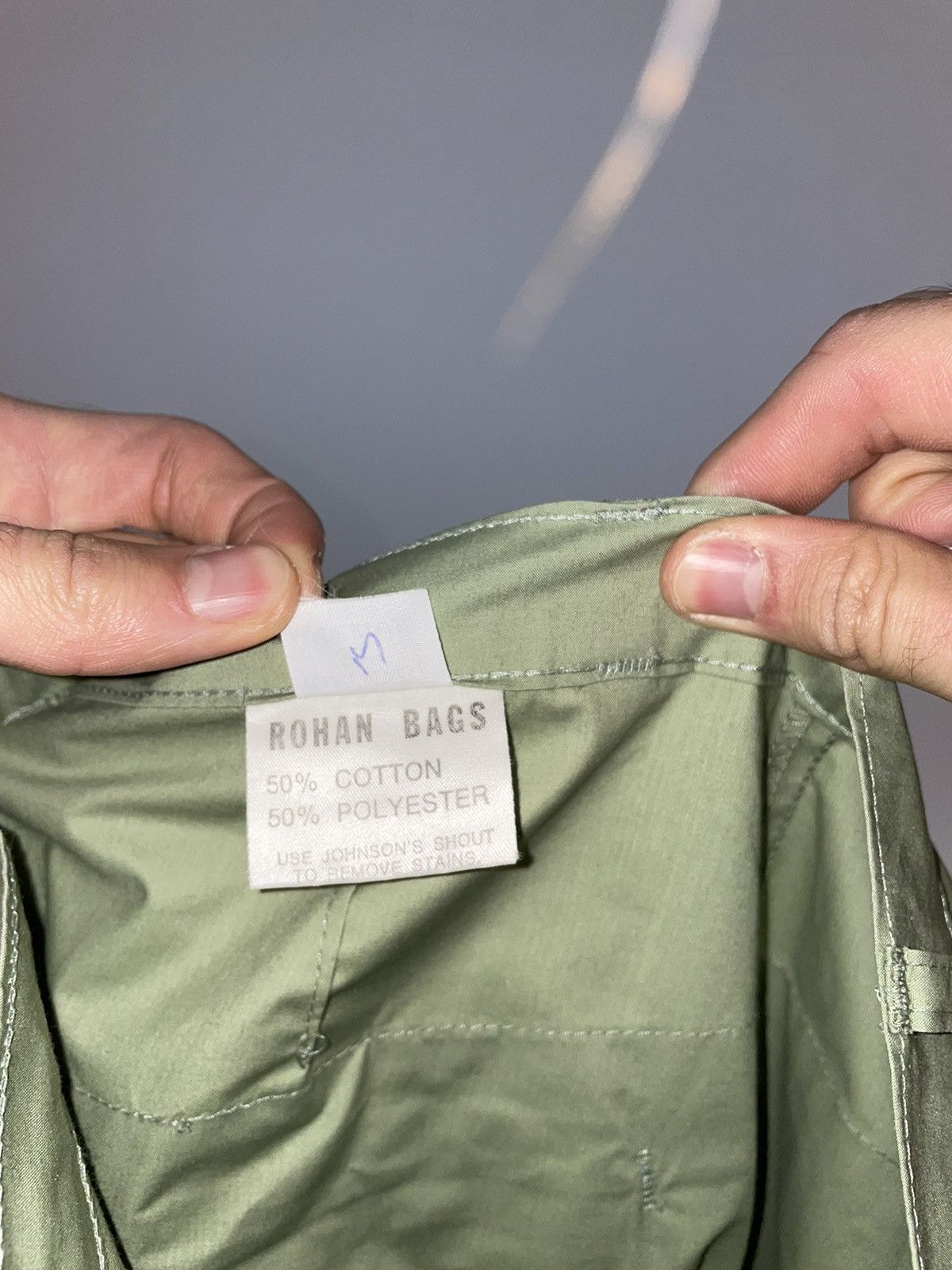 Vintage ROHAN Vintage Green Mens Outdoor Fatigues Pants size W36 Size US 36 / EU 52 - 11 Thumbnail