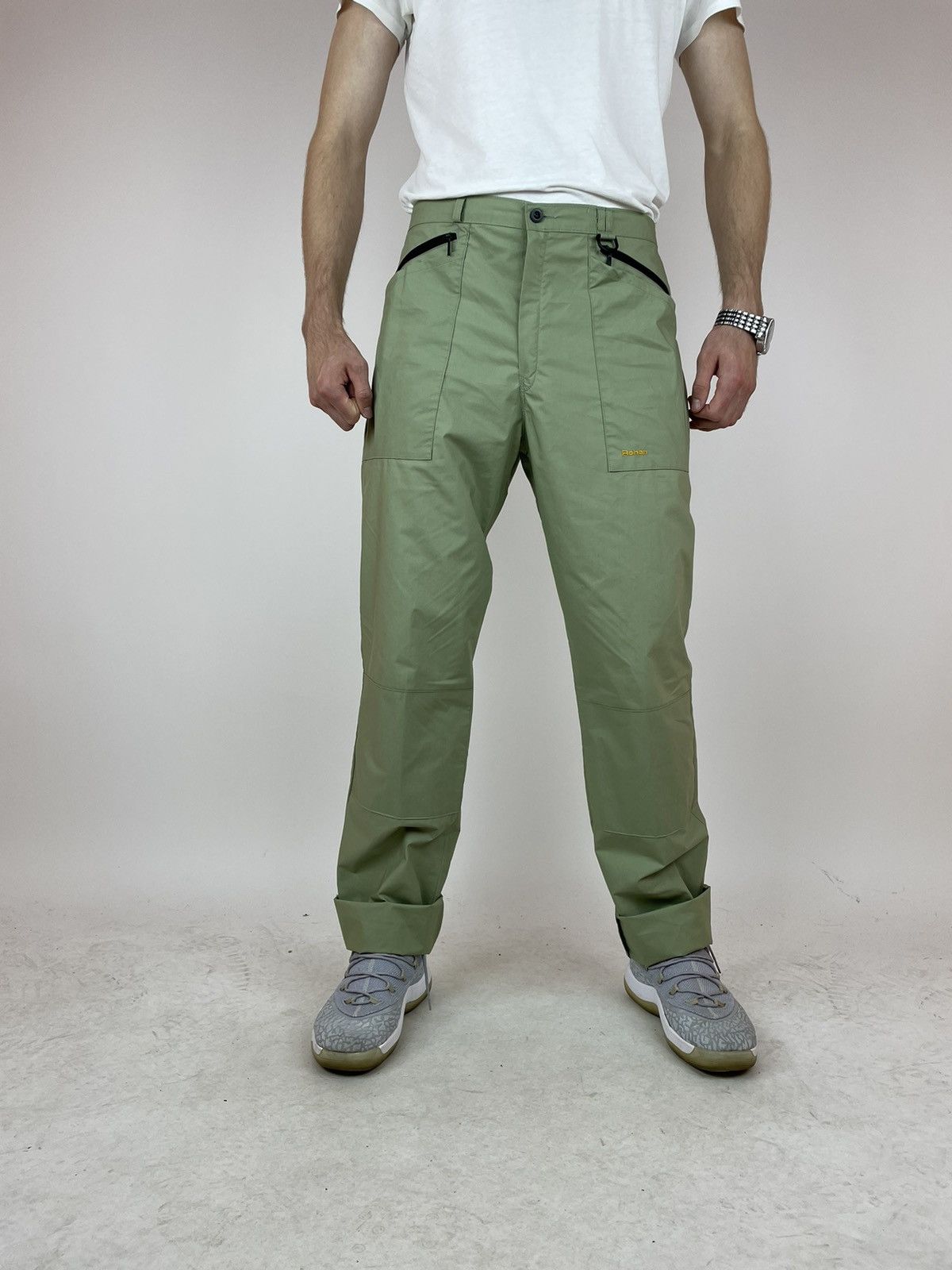 Vintage ROHAN Vintage Green Mens Outdoor Fatigues Pants size W36 Size US 36 / EU 52 - 5 Thumbnail