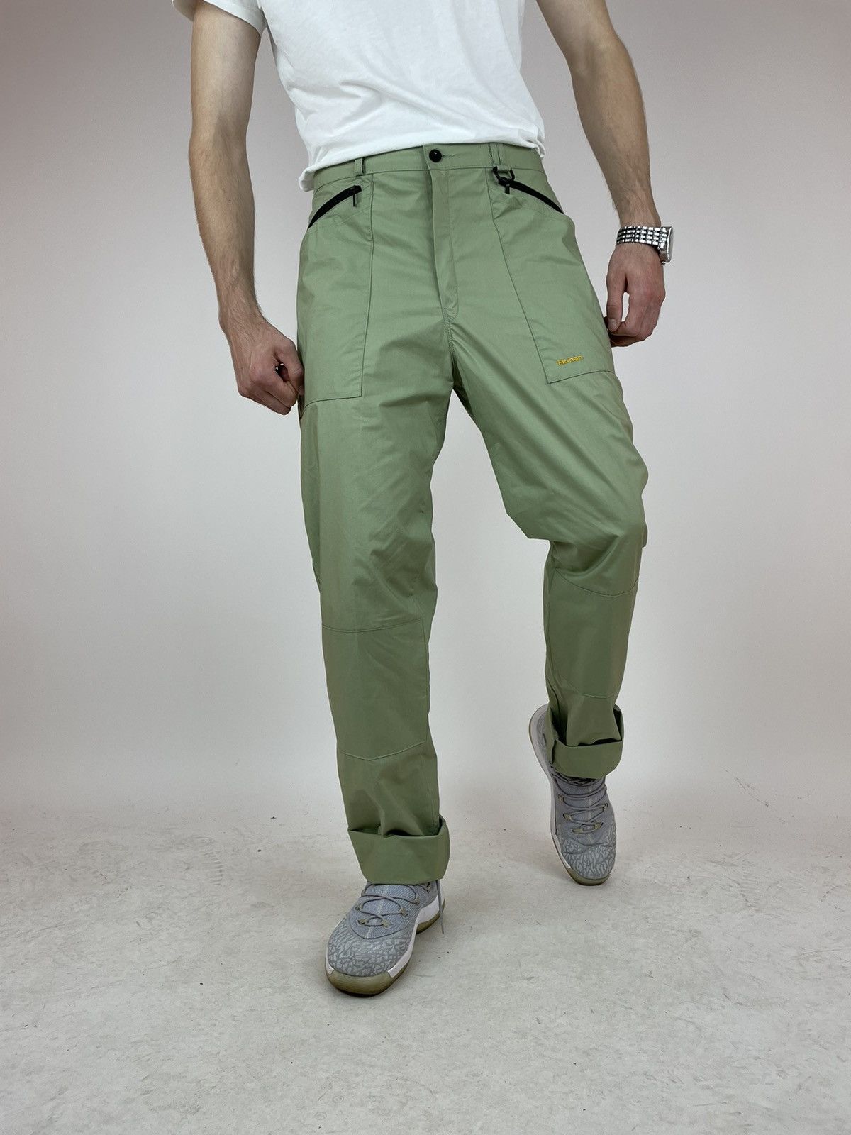 Vintage ROHAN Vintage Green Mens Outdoor Fatigues Pants size W36 Size US 36 / EU 52 - 4 Thumbnail