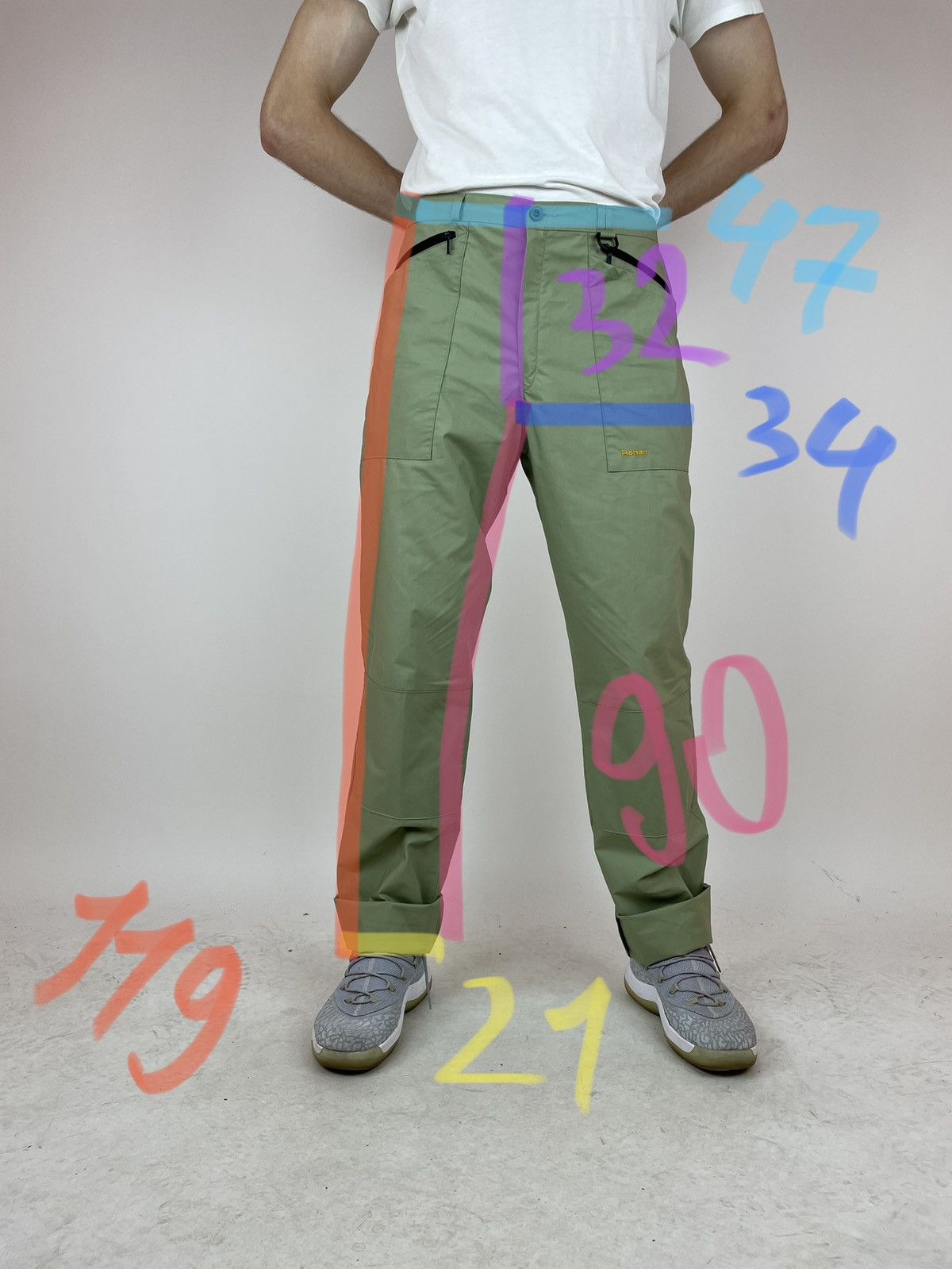 Vintage ROHAN Vintage Green Mens Outdoor Fatigues Pants size W36 Size US 36 / EU 52 - 15 Thumbnail