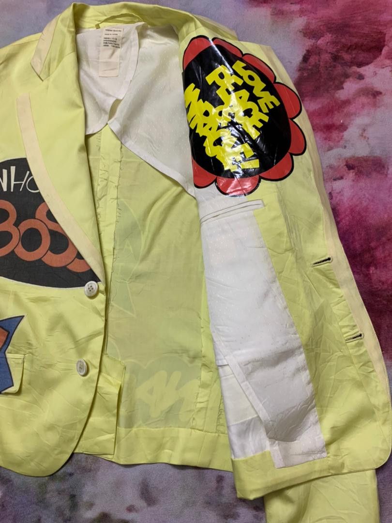 Beauty Beast S/S12 Nozomi Ishiguro Pop Art Cropped Coat CDG Designer Size US S / EU 44-46 / 1 - 5 Thumbnail