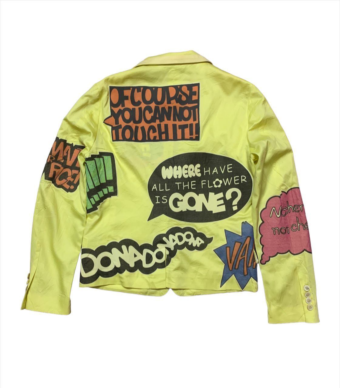 Beauty Beast S/S12 Nozomi Ishiguro Pop Art Cropped Coat CDG Designer Size US S / EU 44-46 / 1 - 2 Thumbnail