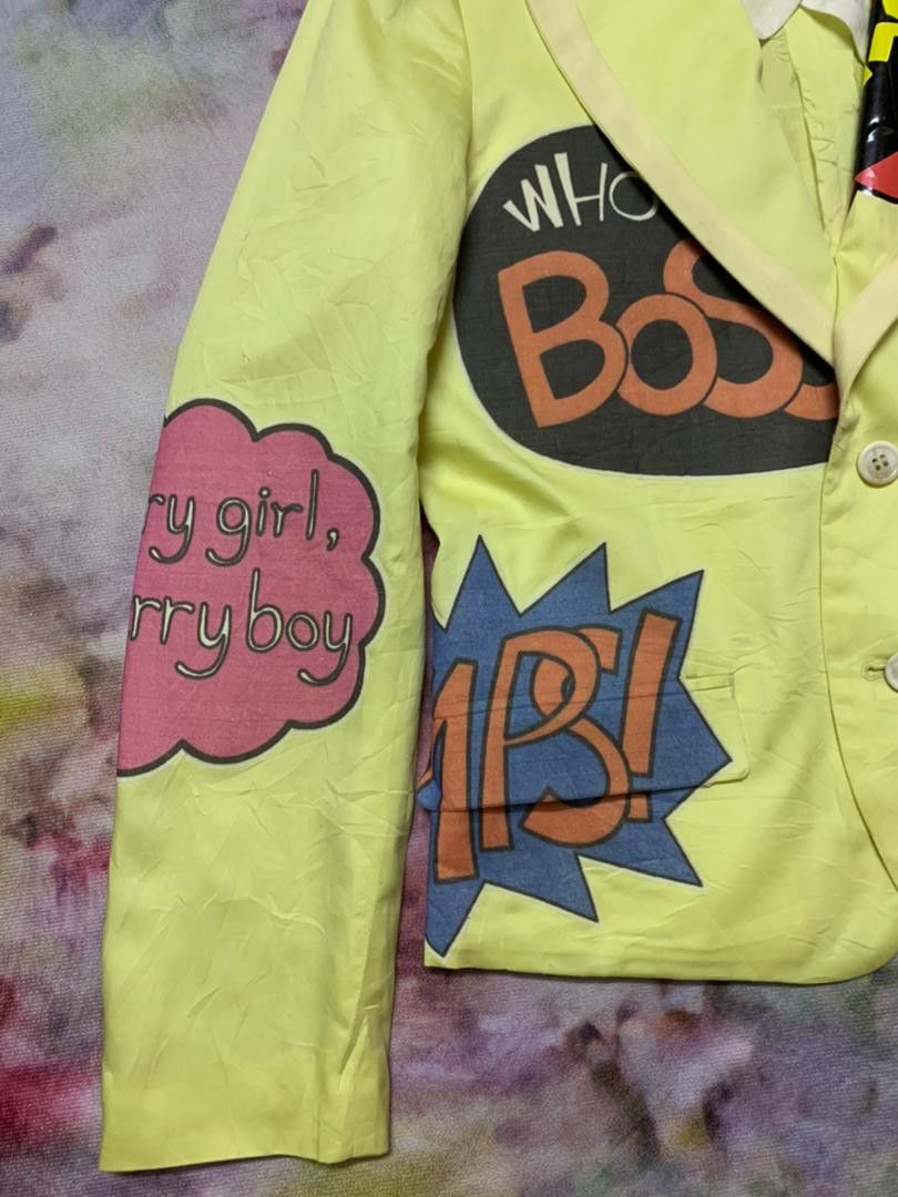 Beauty Beast S/S12 Nozomi Ishiguro Pop Art Cropped Coat CDG Designer Size US S / EU 44-46 / 1 - 6 Thumbnail