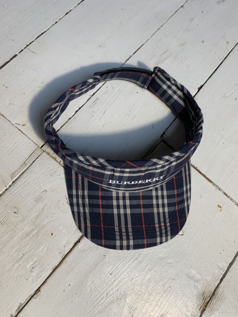 Burberry × Vintage Burberry Tennis Hat Nova Check Size ONE SIZE - 3 Thumbnail