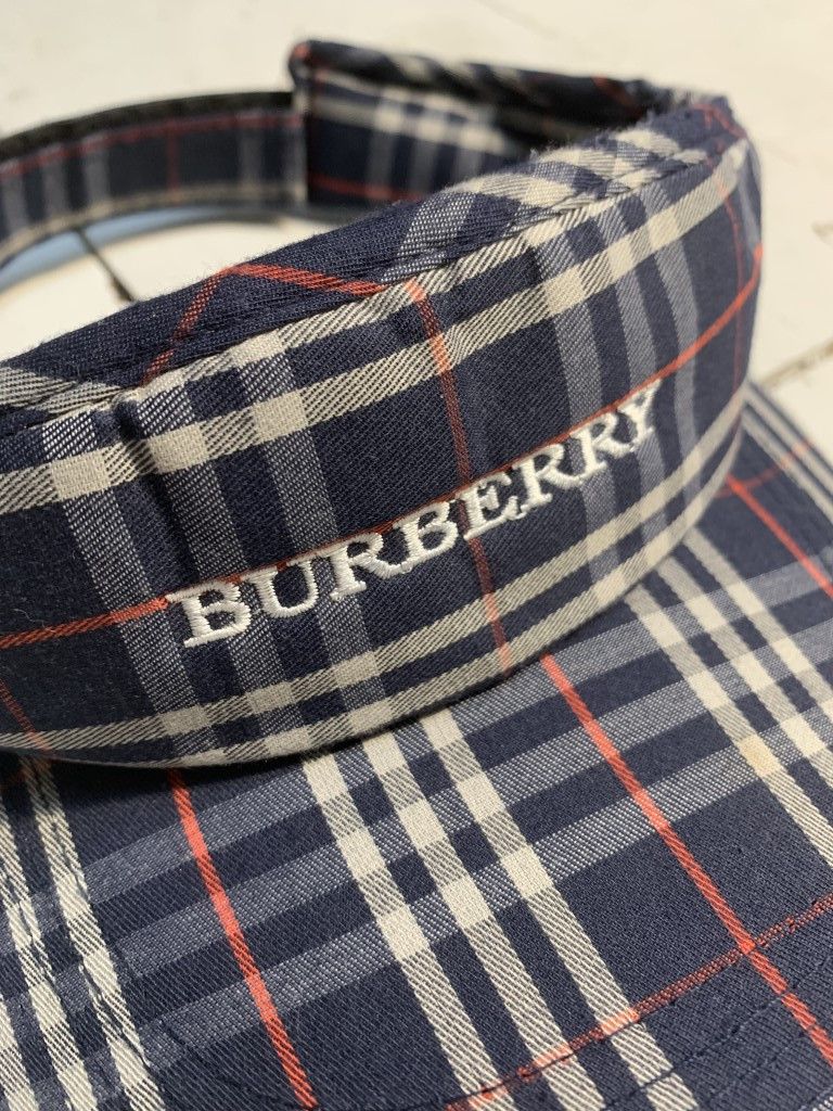 Burberry × Vintage Burberry Tennis Hat Nova Check Size ONE SIZE - 2 Thumbnail