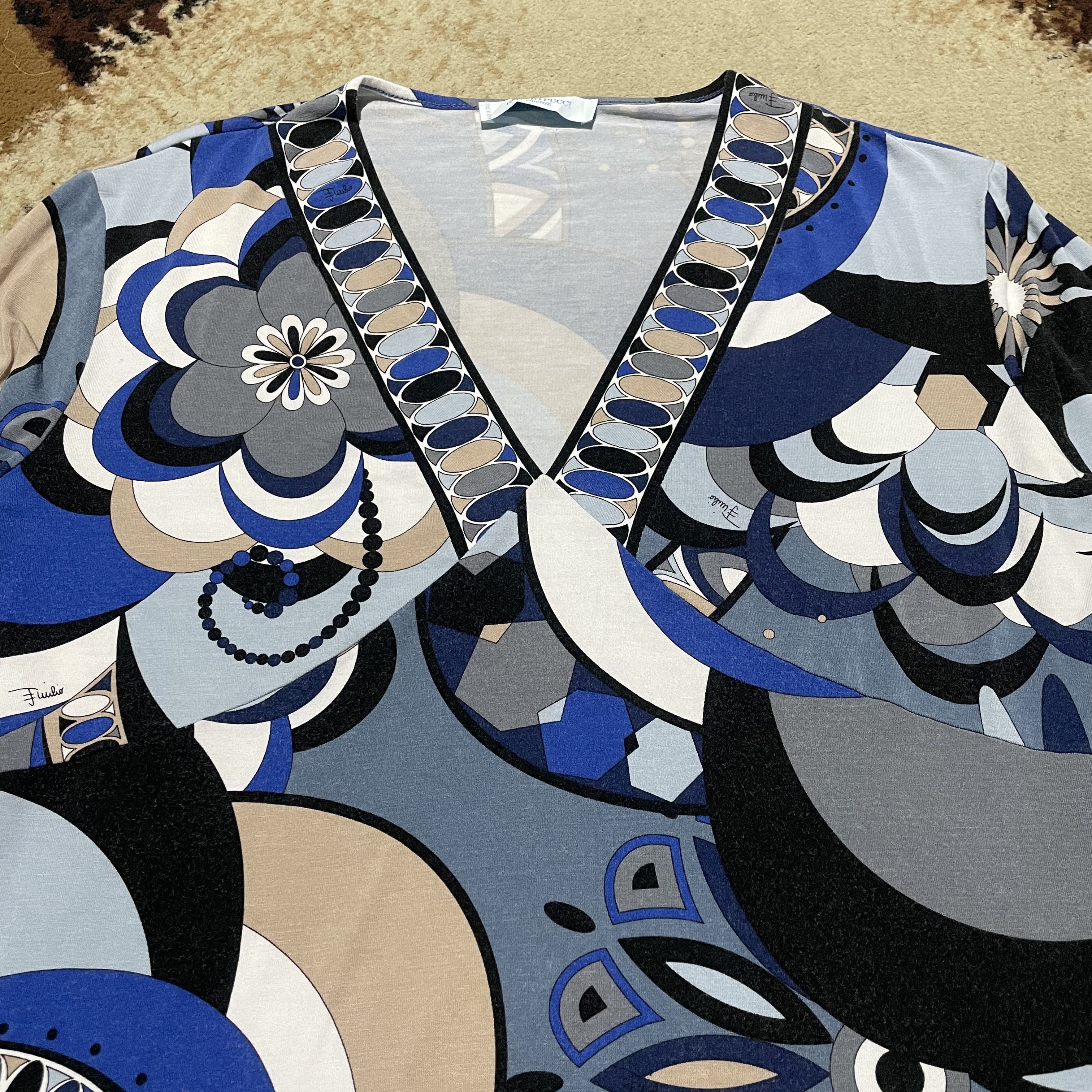 Emilio Pucci Emilio Pucci Longsleeve Size XL / US 12-14 / IT 48-50 - 2 Thumbnail