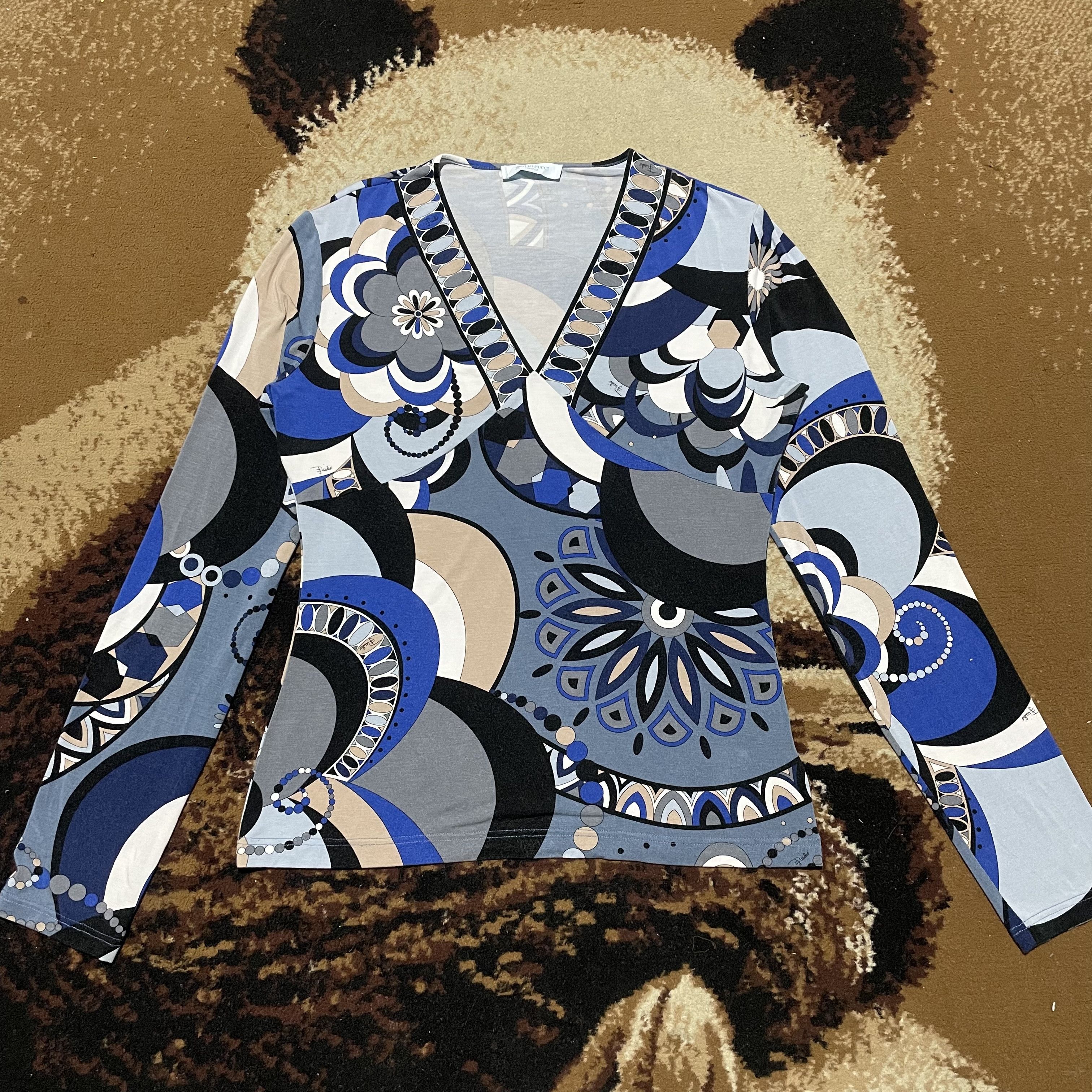 Emilio Pucci Emilio Pucci Longsleeve Size XL / US 12-14 / IT 48-50 - 1 Thumbnail