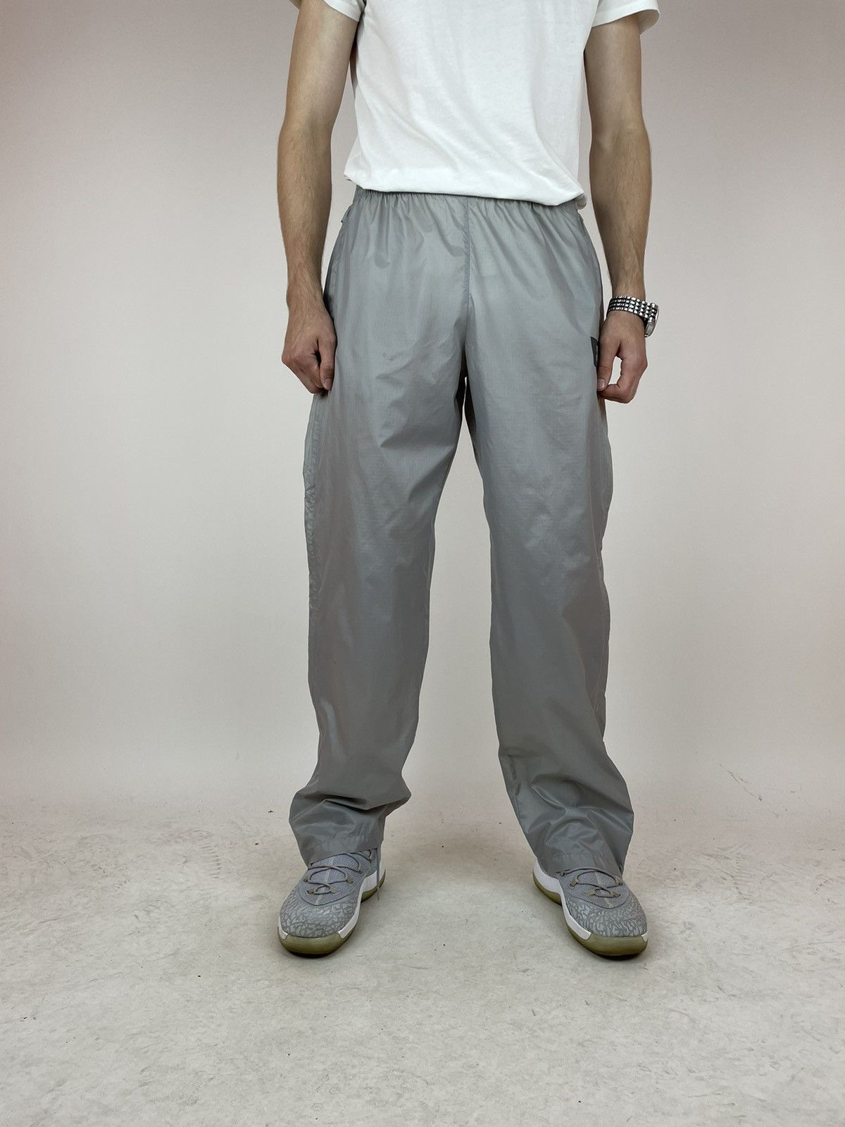 Puma PUMA VINTAGE grey wide legs track pants Mens size XL Size US 34 / EU 50 - 2 Thumbnail