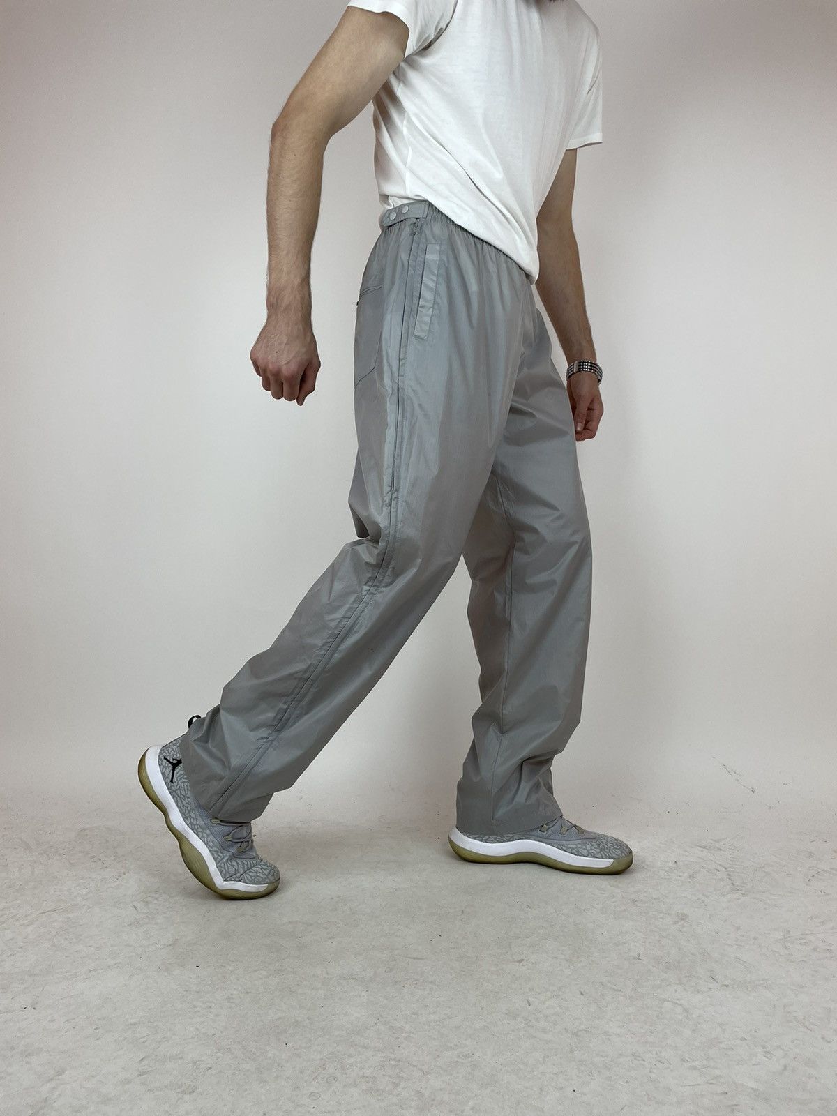 Puma PUMA VINTAGE grey wide legs track pants Mens size XL Size US 34 / EU 50 - 5 Thumbnail
