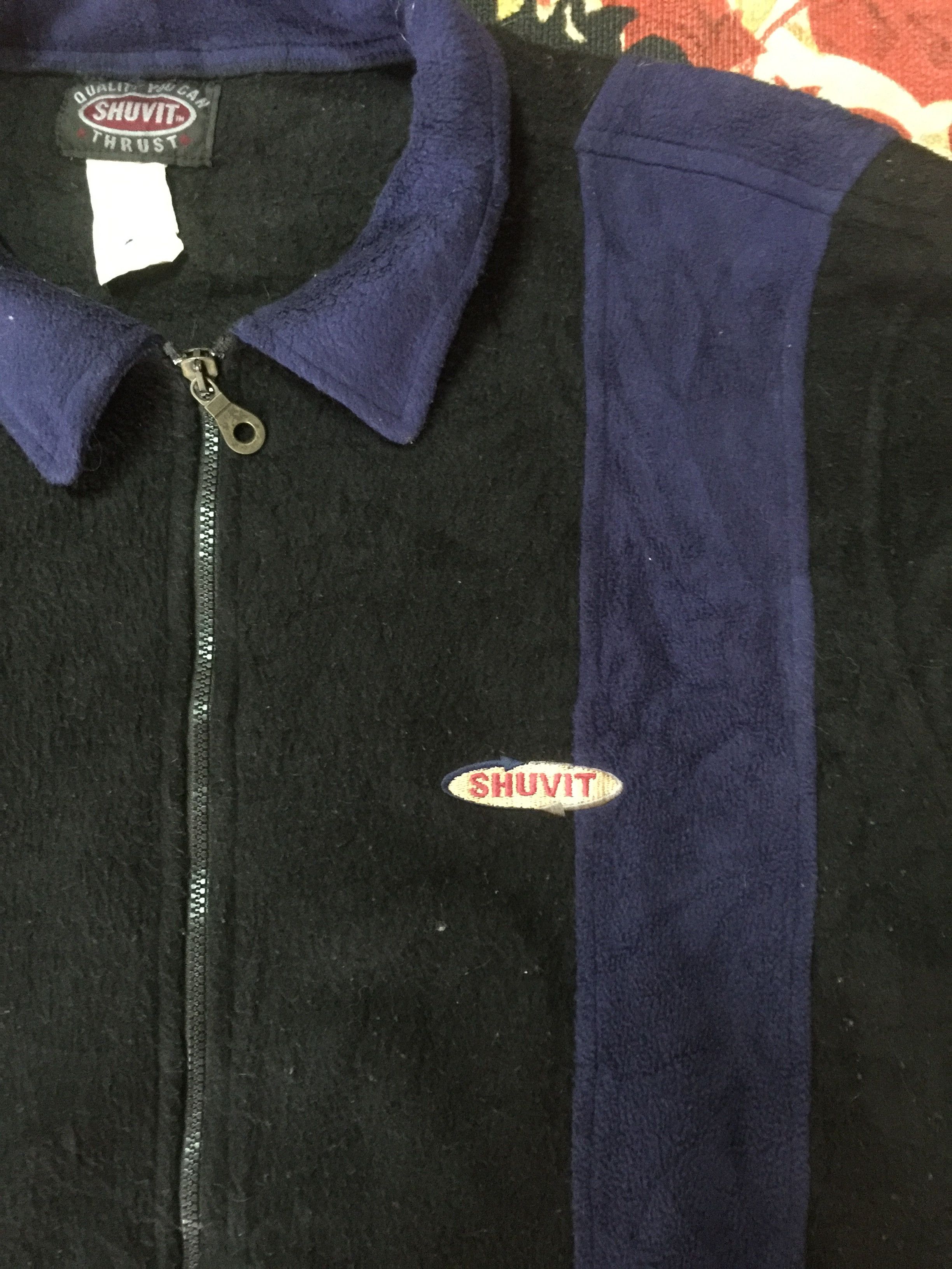 Vintage Vintage 90s Shuvit Skateboard Brand Fleece Jacket Size US L / EU 52-54 / 3 - 1 Thumbnail