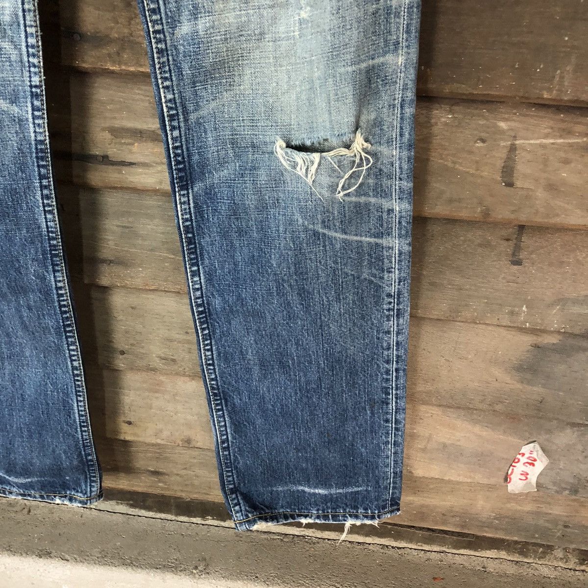 Levi's Levis Blue Distressed Denim Pants #5133 Size US 30 / EU 46 - 7 Thumbnail