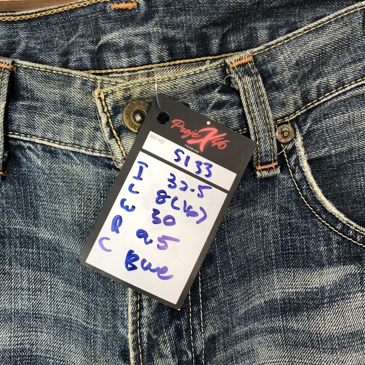 Levi's Levis Blue Distressed Denim Pants #5133 Size US 30 / EU 46 - 9 Thumbnail