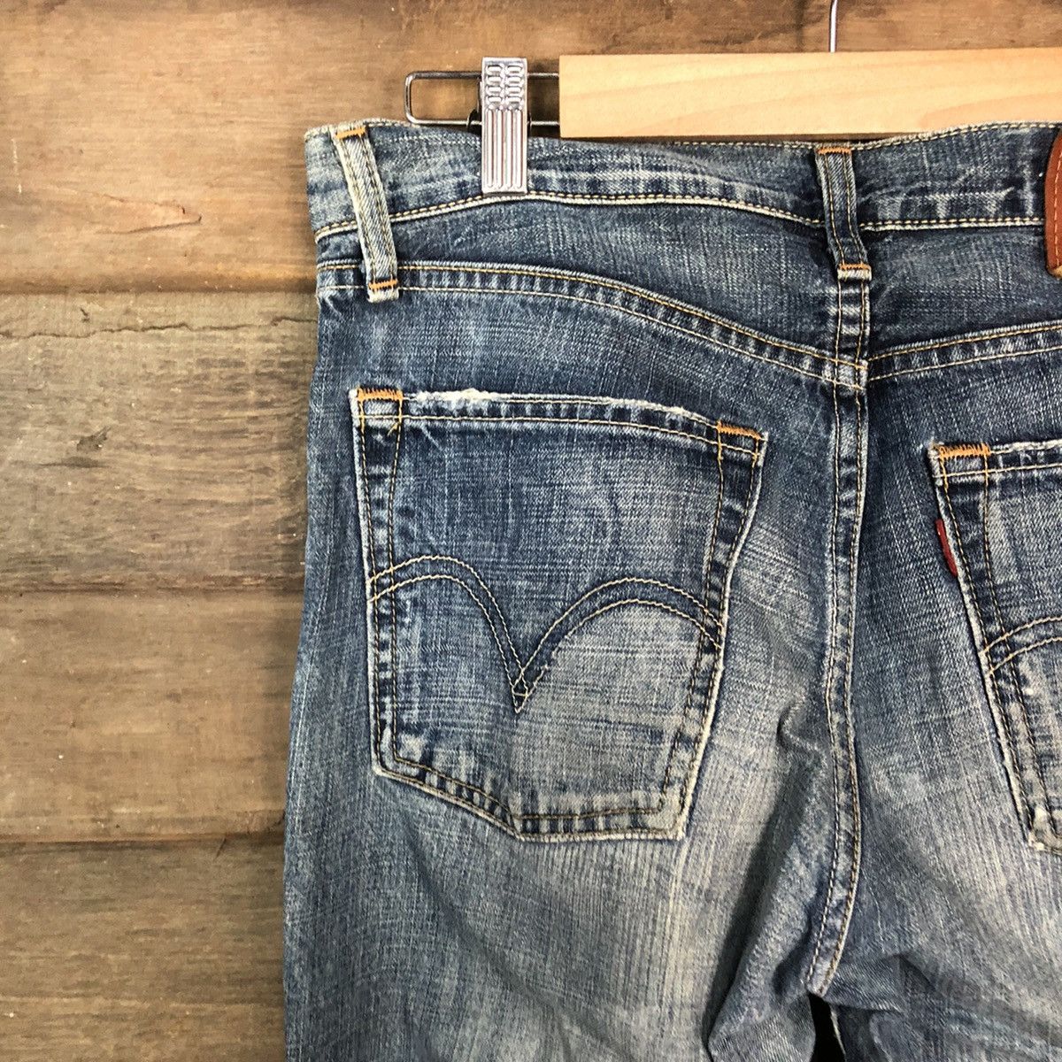 Levi's Levis Blue Distressed Denim Pants #5133 Size US 30 / EU 46 - 13 Thumbnail