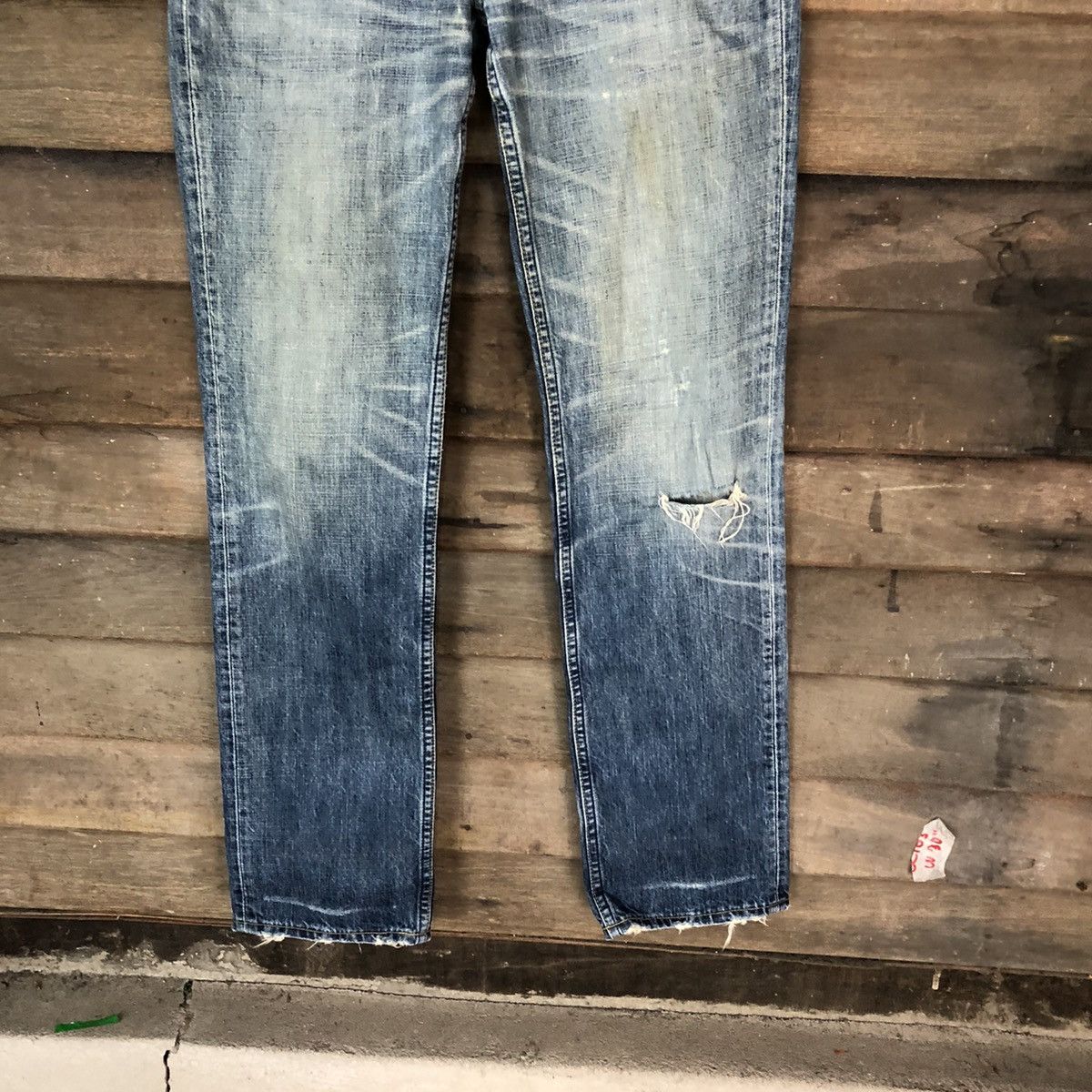Levi's Levis Blue Distressed Denim Pants #5133 Size US 30 / EU 46 - 3 Thumbnail