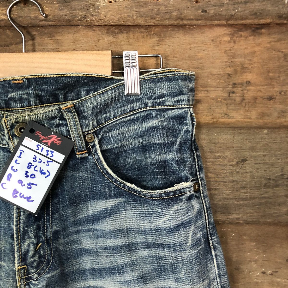 Levi's Levis Blue Distressed Denim Pants #5133 Size US 30 / EU 46 - 5 Thumbnail