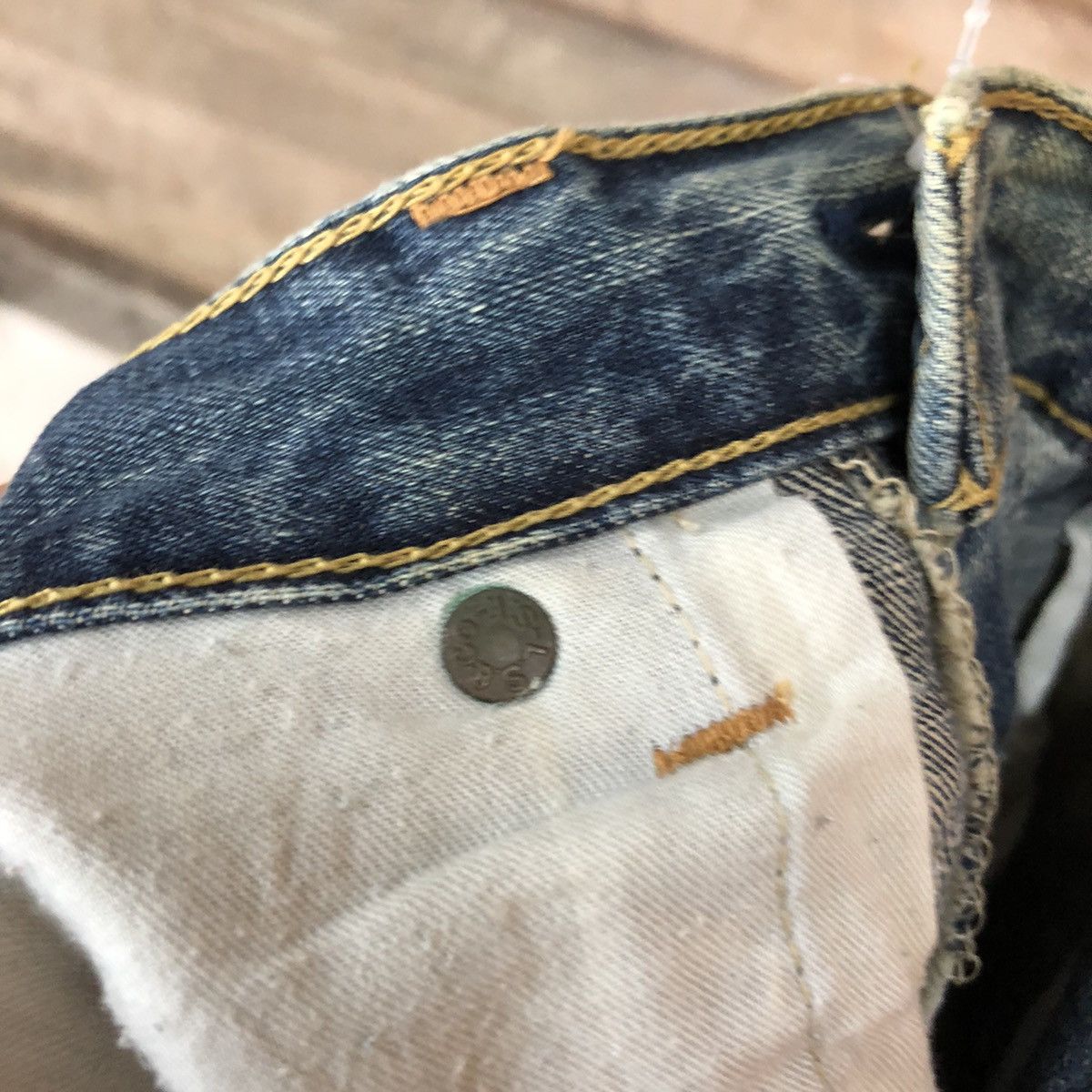 Levi's Levis Blue Distressed Denim Pants #5133 Size US 30 / EU 46 - 18 Thumbnail
