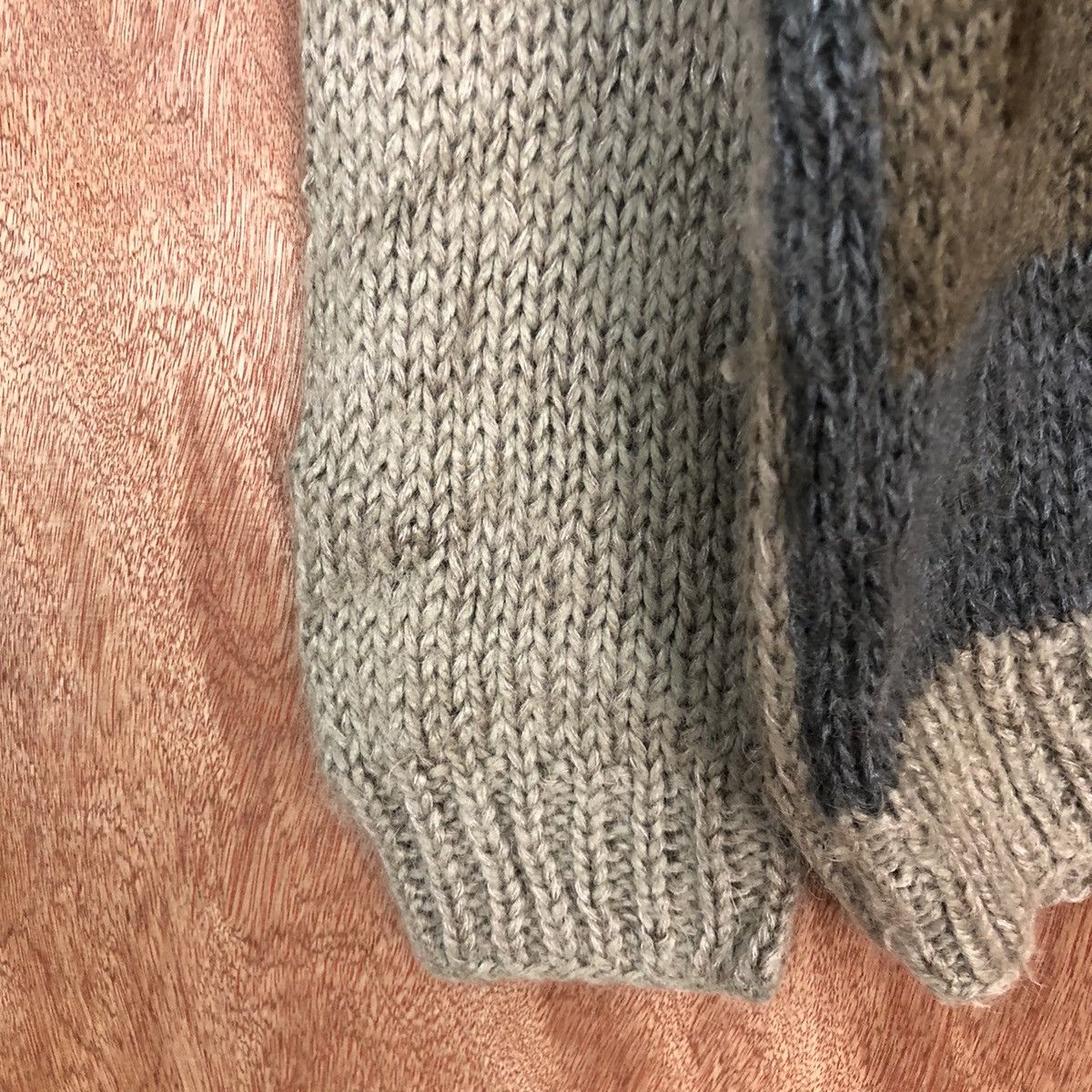 Homespun Knitwear My Lawrier Brown art mohair cardigan Knitwear #H232 Size US S / EU 44-46 / 1 - 6 Thumbnail