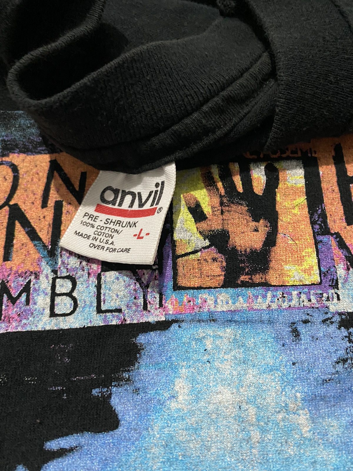 Band Tees × Vintage Vintage 90s Front Line Assembly - Hard Wired Size US L / EU 52-54 / 3 - 3 Thumbnail