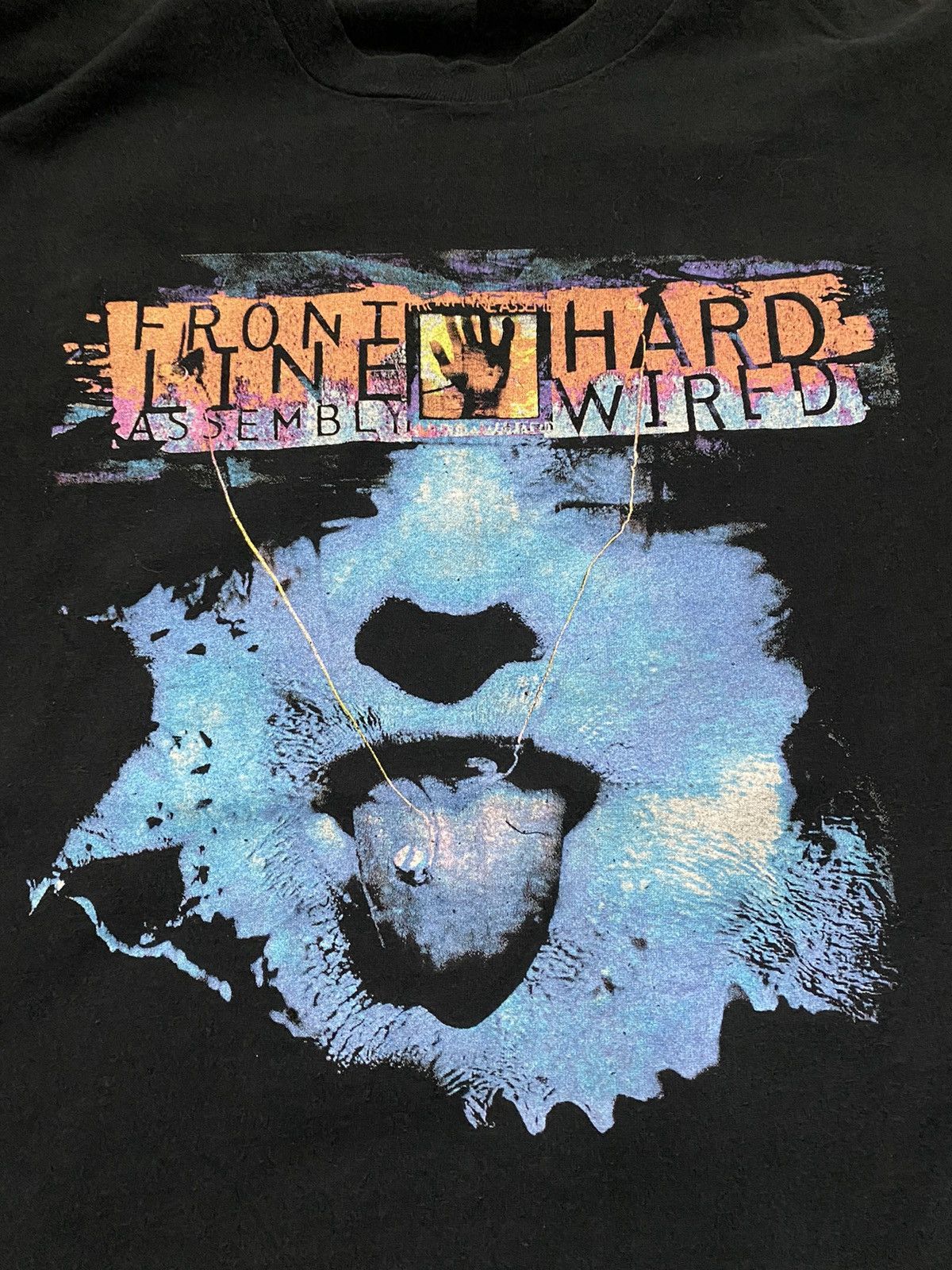 Band Tees × Vintage Vintage 90s Front Line Assembly - Hard Wired Size US L / EU 52-54 / 3 - 2 Thumbnail
