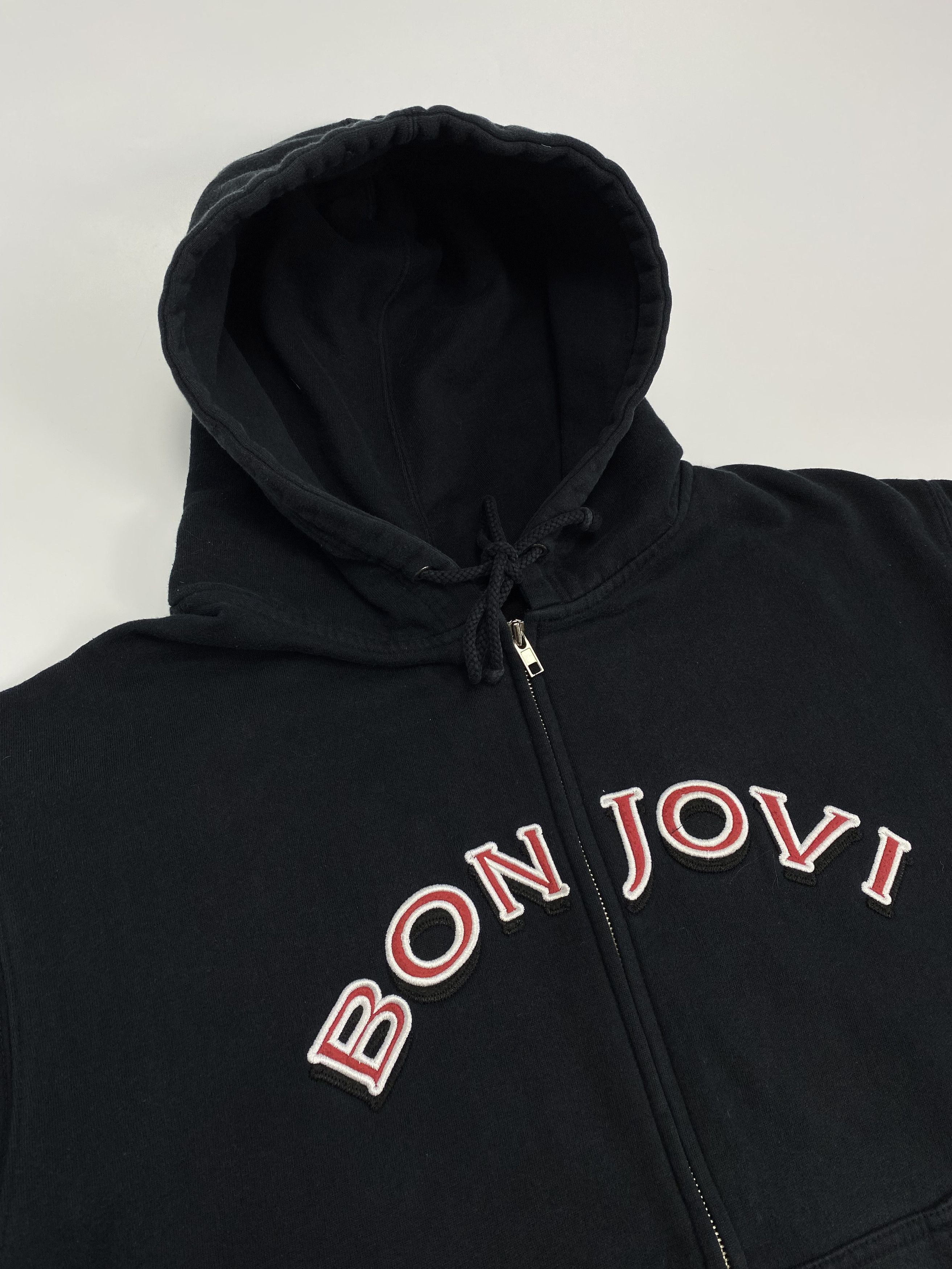Band Tees × Vintage Bon Jovi 2007-2008 Lost Highway Tour Full Zip Hoodie Size US S / EU 44-46 / 1 - 2 Thumbnail