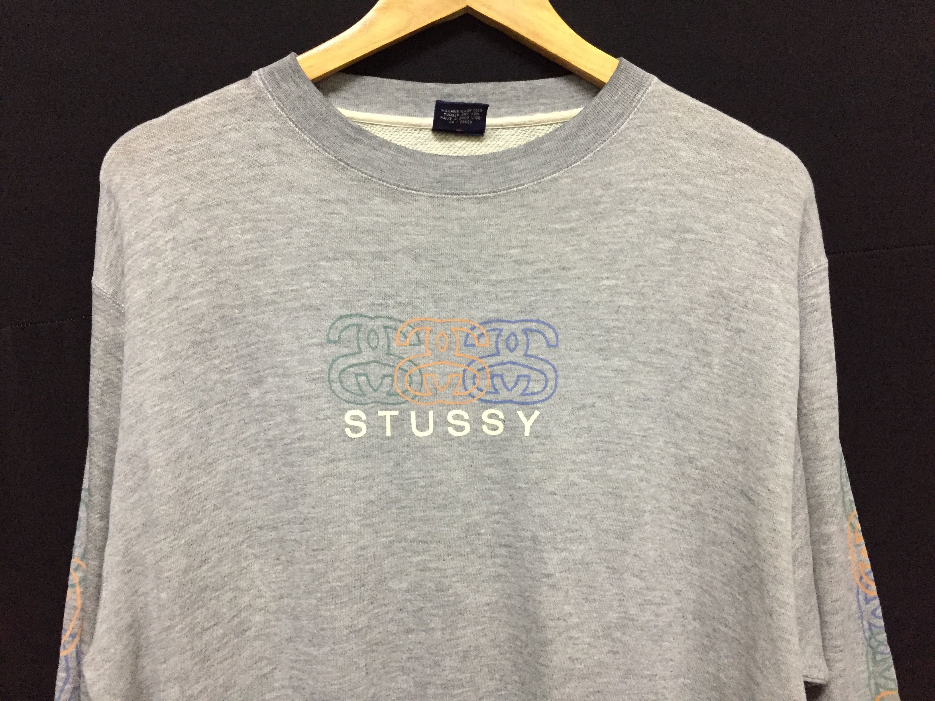 Stussy Vtg Y2K STUSSY multicolor logo sweat Size US M / EU 48-50 / 2 - 3 Thumbnail