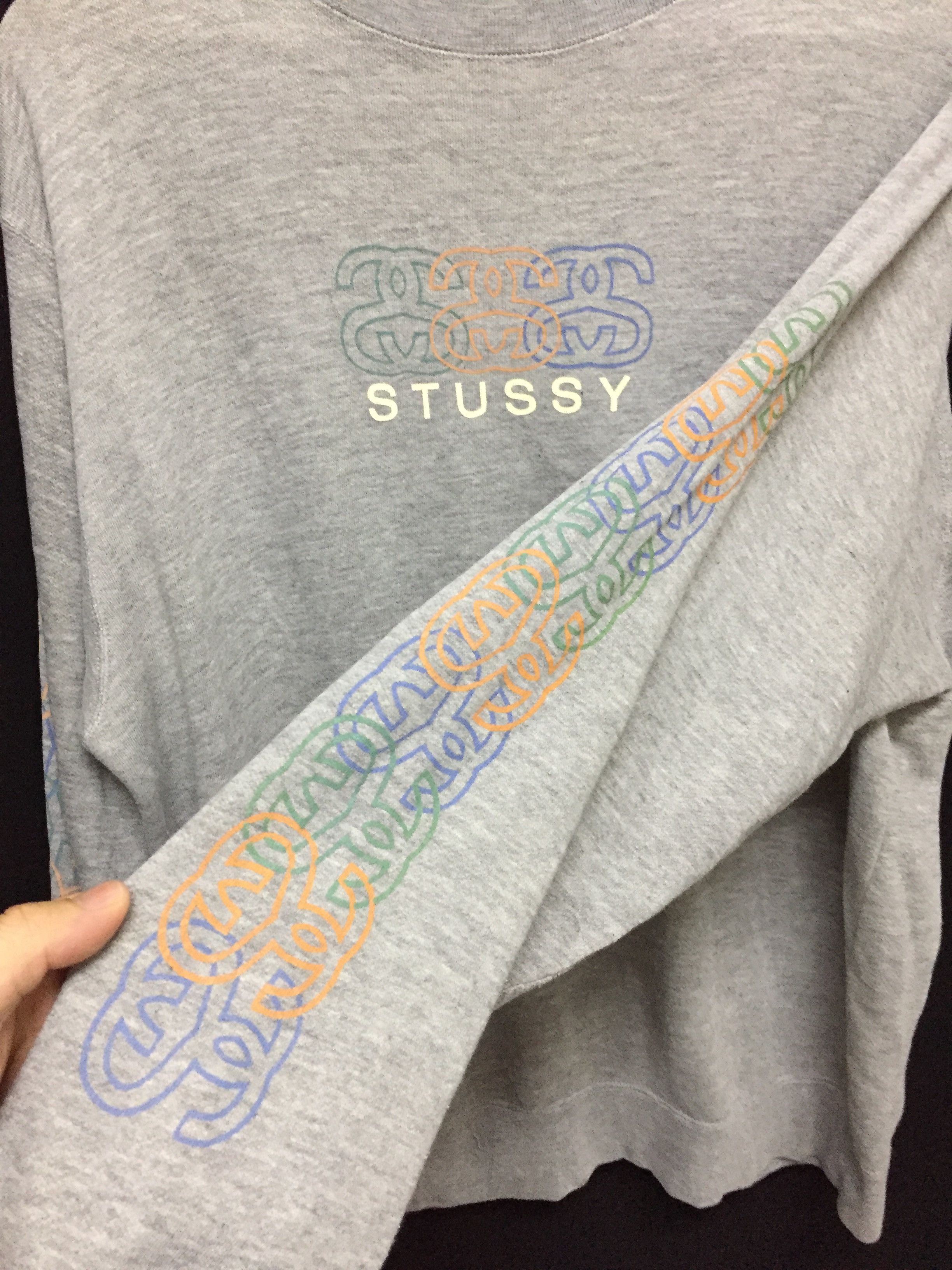 Stussy Vtg Y2K STUSSY multicolor logo sweat Size US M / EU 48-50 / 2 - 5 Thumbnail