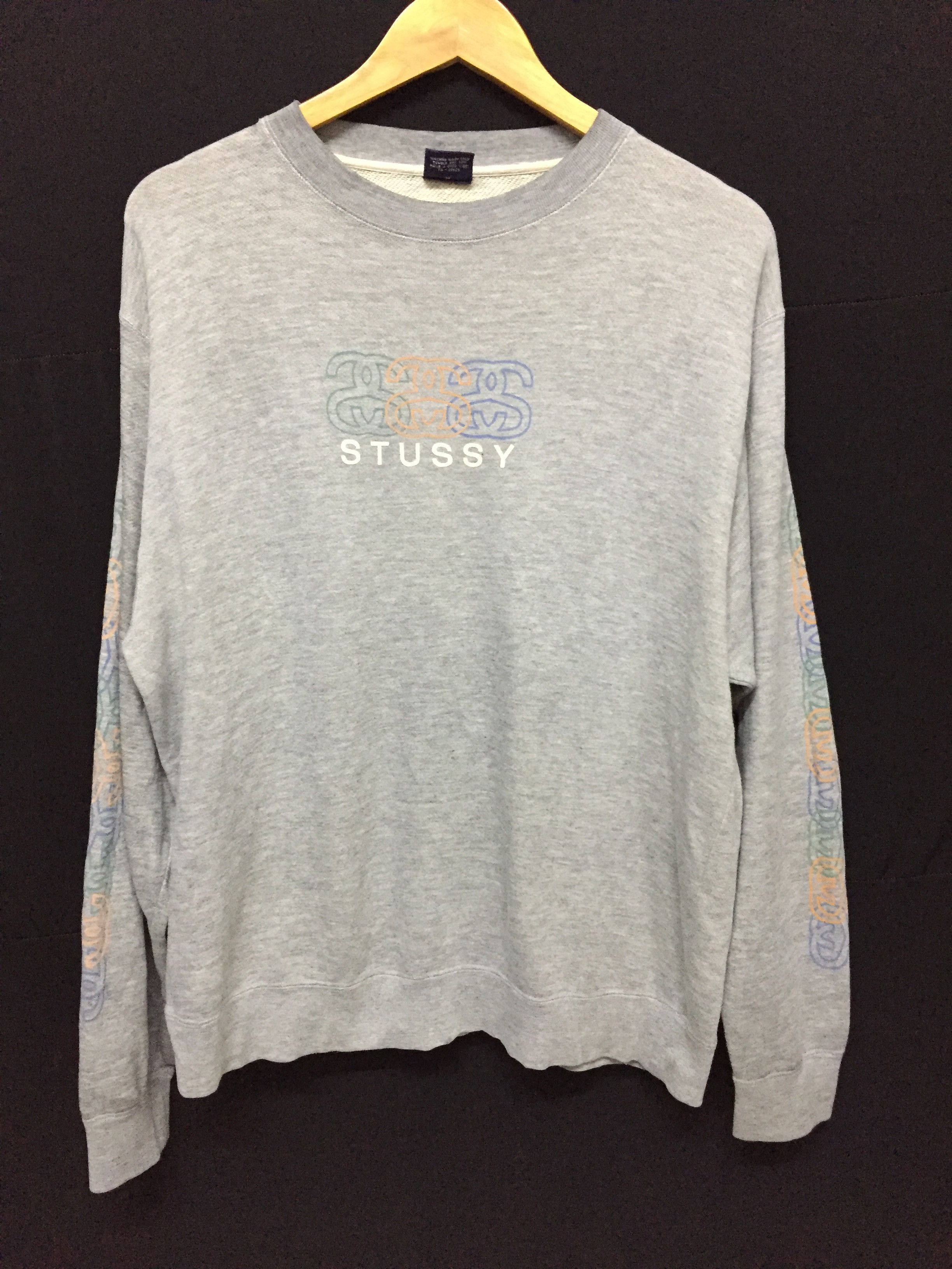 Stussy Vtg Y2K STUSSY multicolor logo sweat Size US M / EU 48-50 / 2 - 2 Thumbnail
