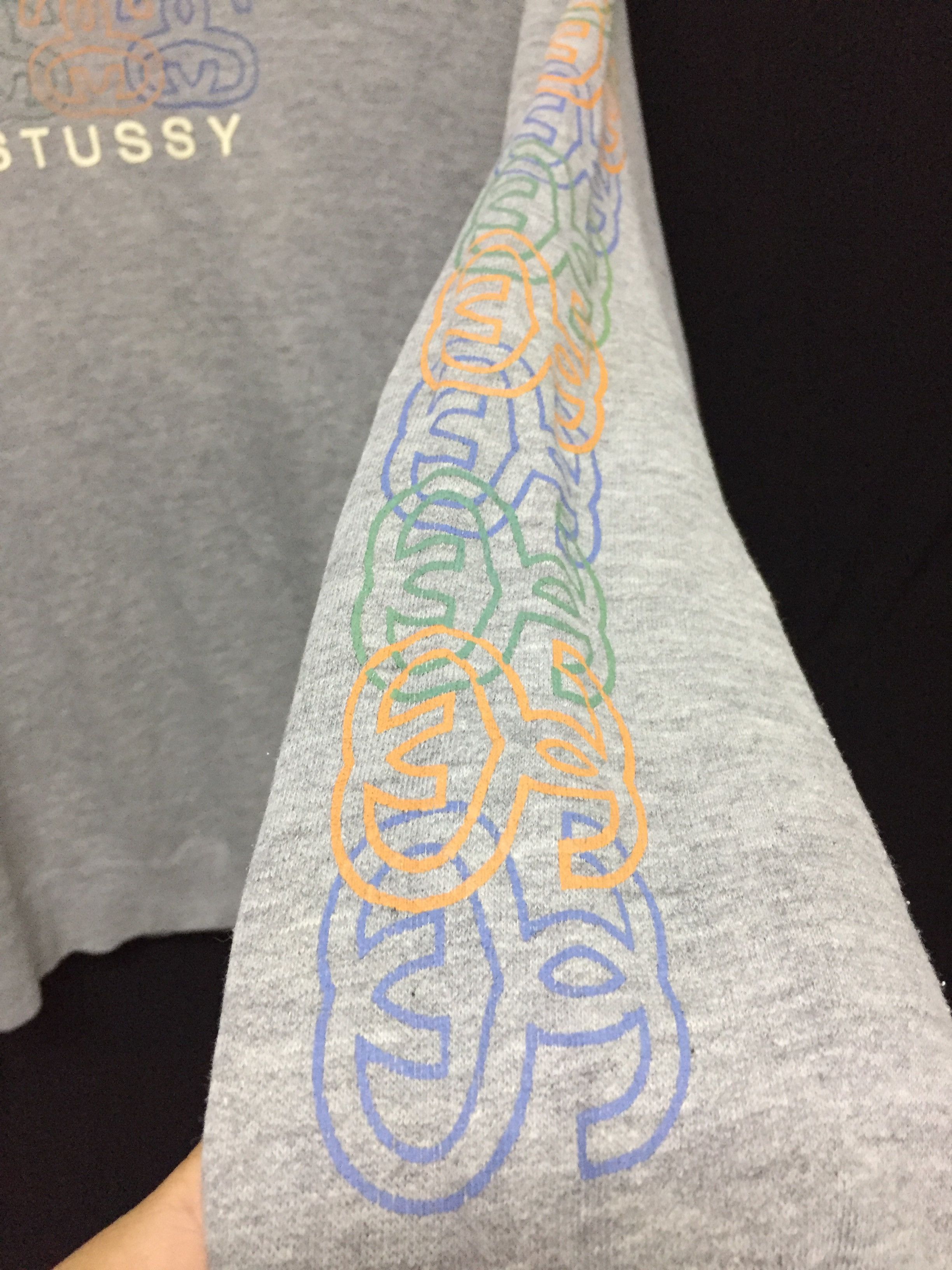 Stussy Vtg Y2K STUSSY multicolor logo sweat Size US M / EU 48-50 / 2 - 6 Thumbnail