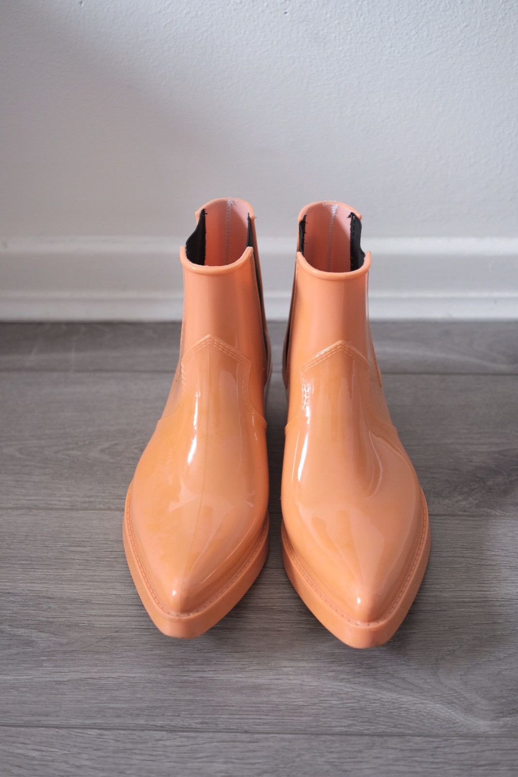 Calvin klein orange clearance rubber boots