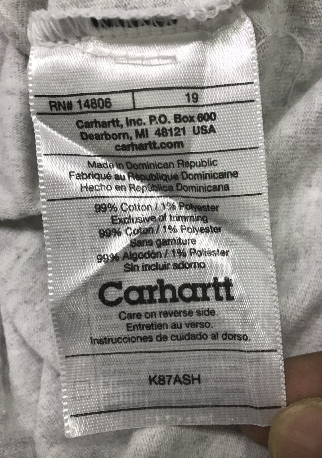 Carhartt Carhartt Pocket Tee Size US XXL / EU 58 / 5 - 5 Thumbnail