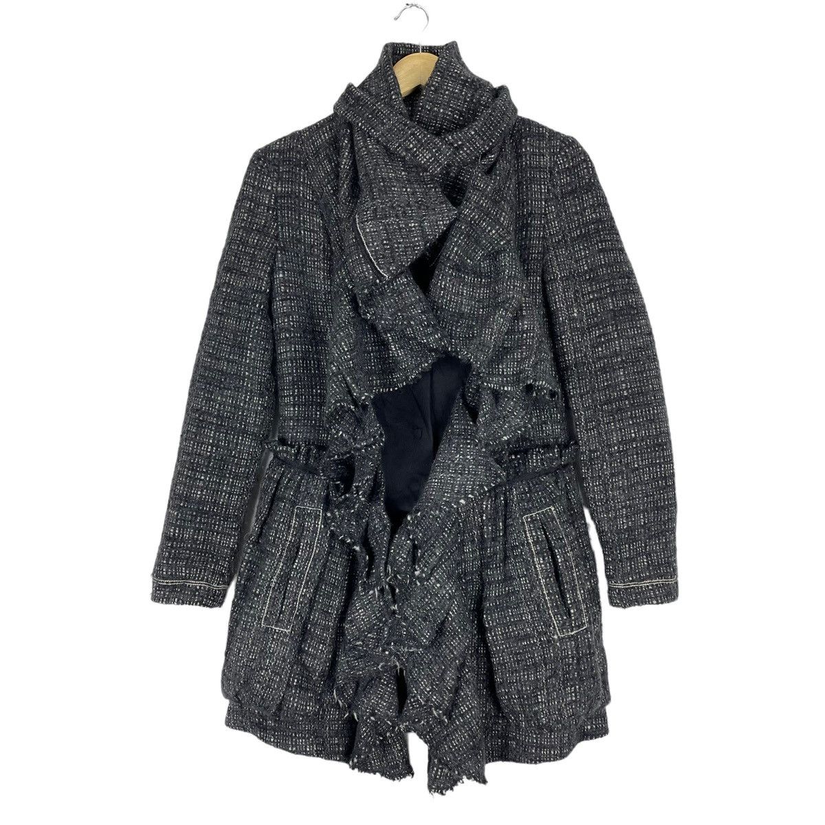 Marithe + Francois Girbaud ⚡️MFG MOHAIR SQUIRREL JACKET Size M / US 6-8 / IT 42-44 - 4 Thumbnail