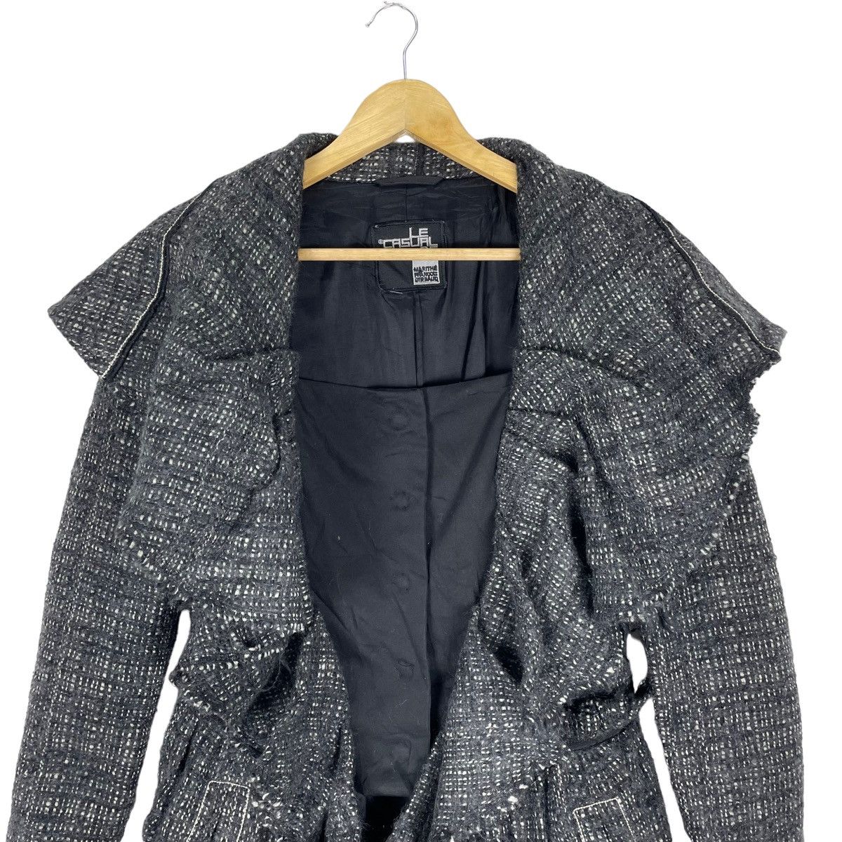 Marithe + Francois Girbaud ⚡️MFG MOHAIR SQUIRREL JACKET Size M / US 6-8 / IT 42-44 - 6 Thumbnail