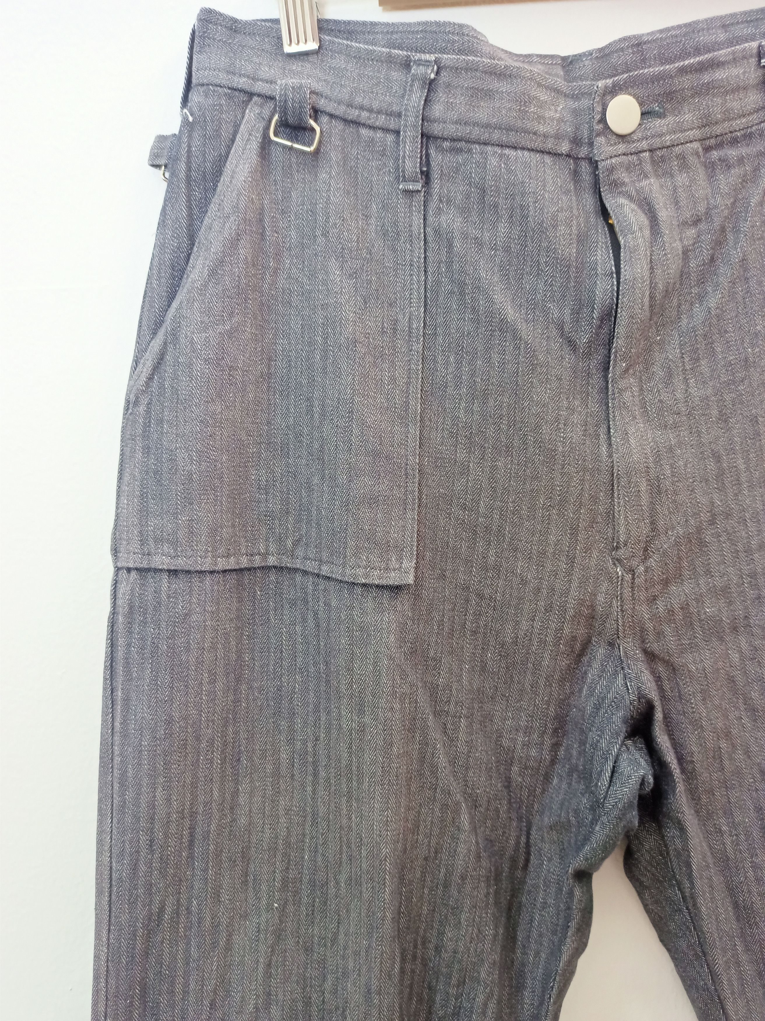 Dries Van Noten Center Field Punk Lace Up Zipper Bondage Pants Made in Japan Size US 31 - 10 Thumbnail