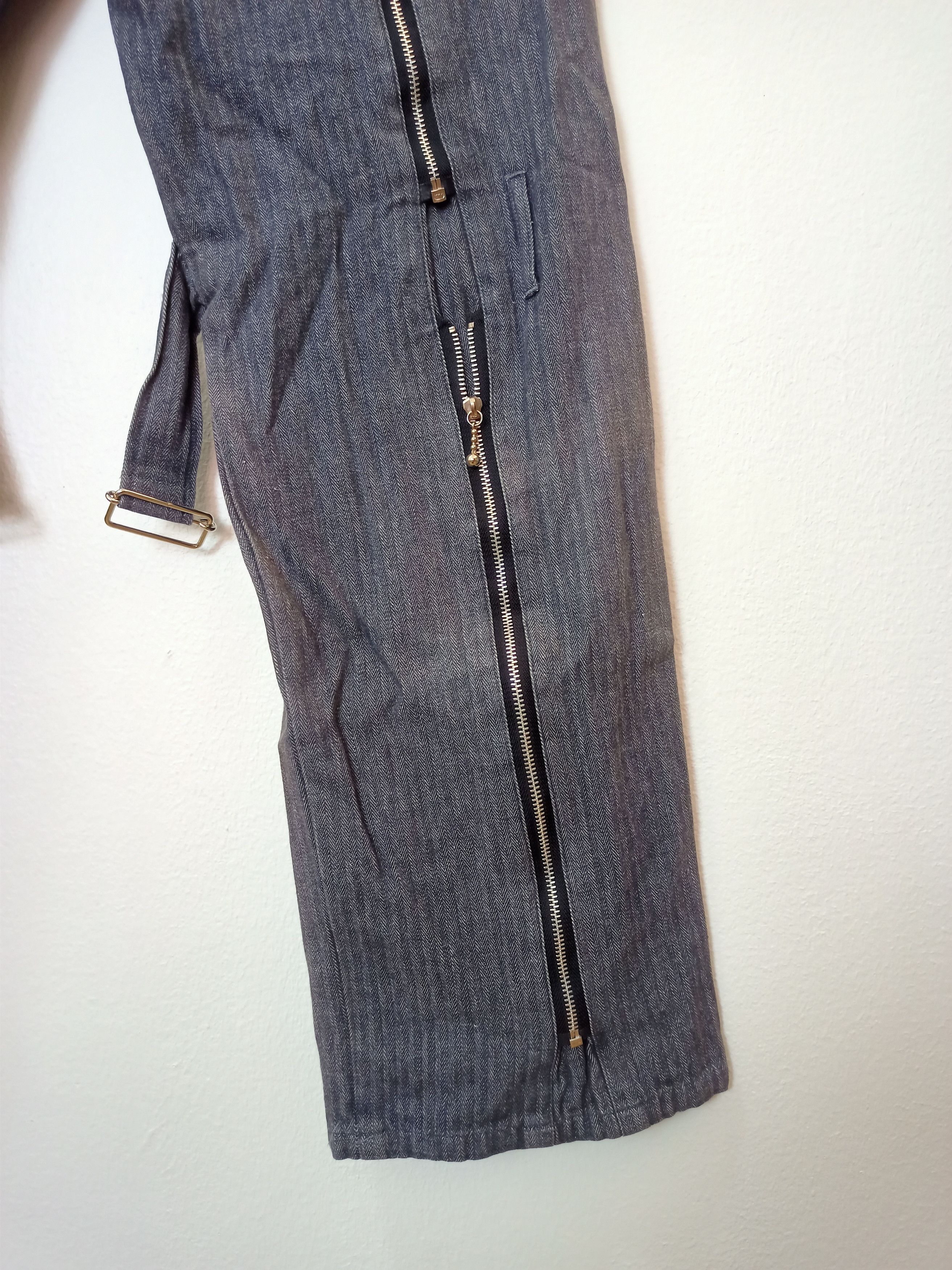 Dries Van Noten Center Field Punk Lace Up Zipper Bondage Pants Made in Japan Size US 31 - 12 Thumbnail