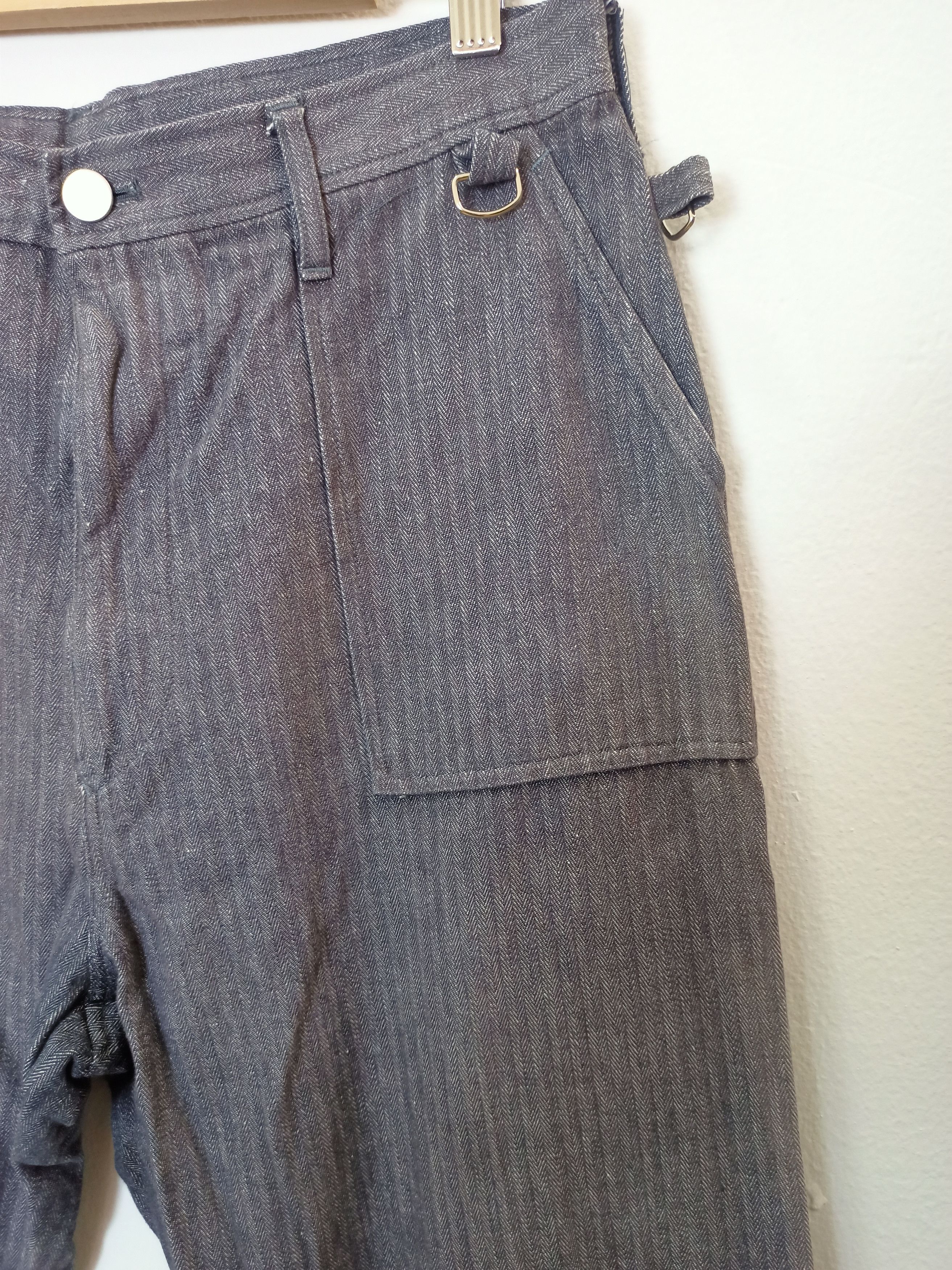 Dries Van Noten Center Field Punk Lace Up Zipper Bondage Pants Made in Japan Size US 31 - 7 Thumbnail