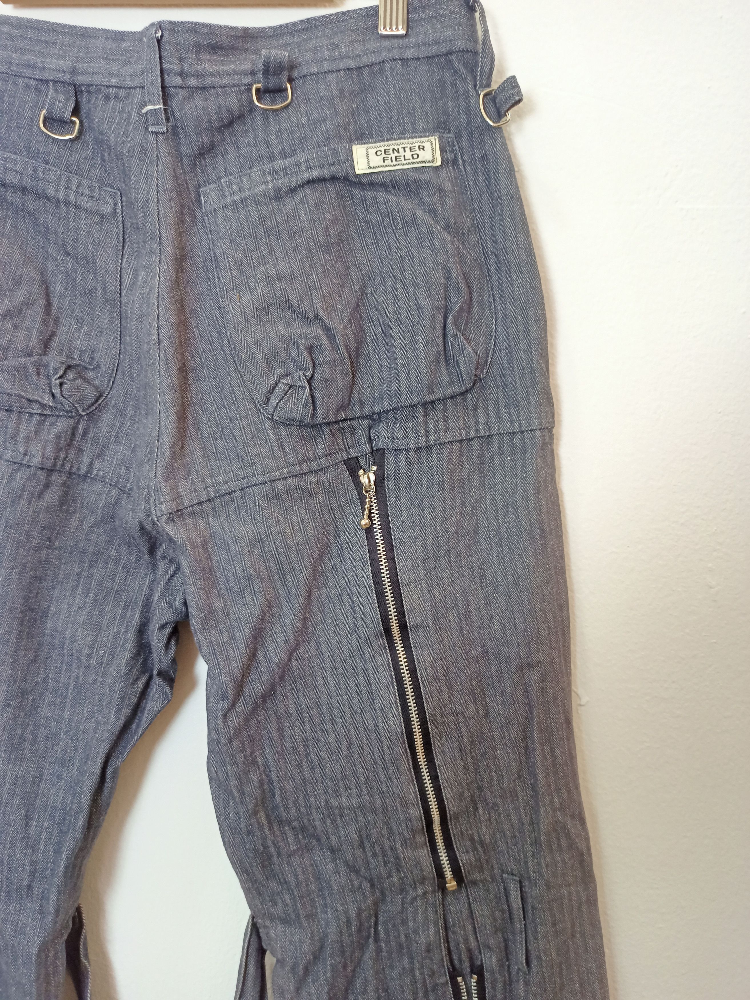 Dries Van Noten Center Field Punk Lace Up Zipper Bondage Pants Made in Japan Size US 31 - 13 Thumbnail