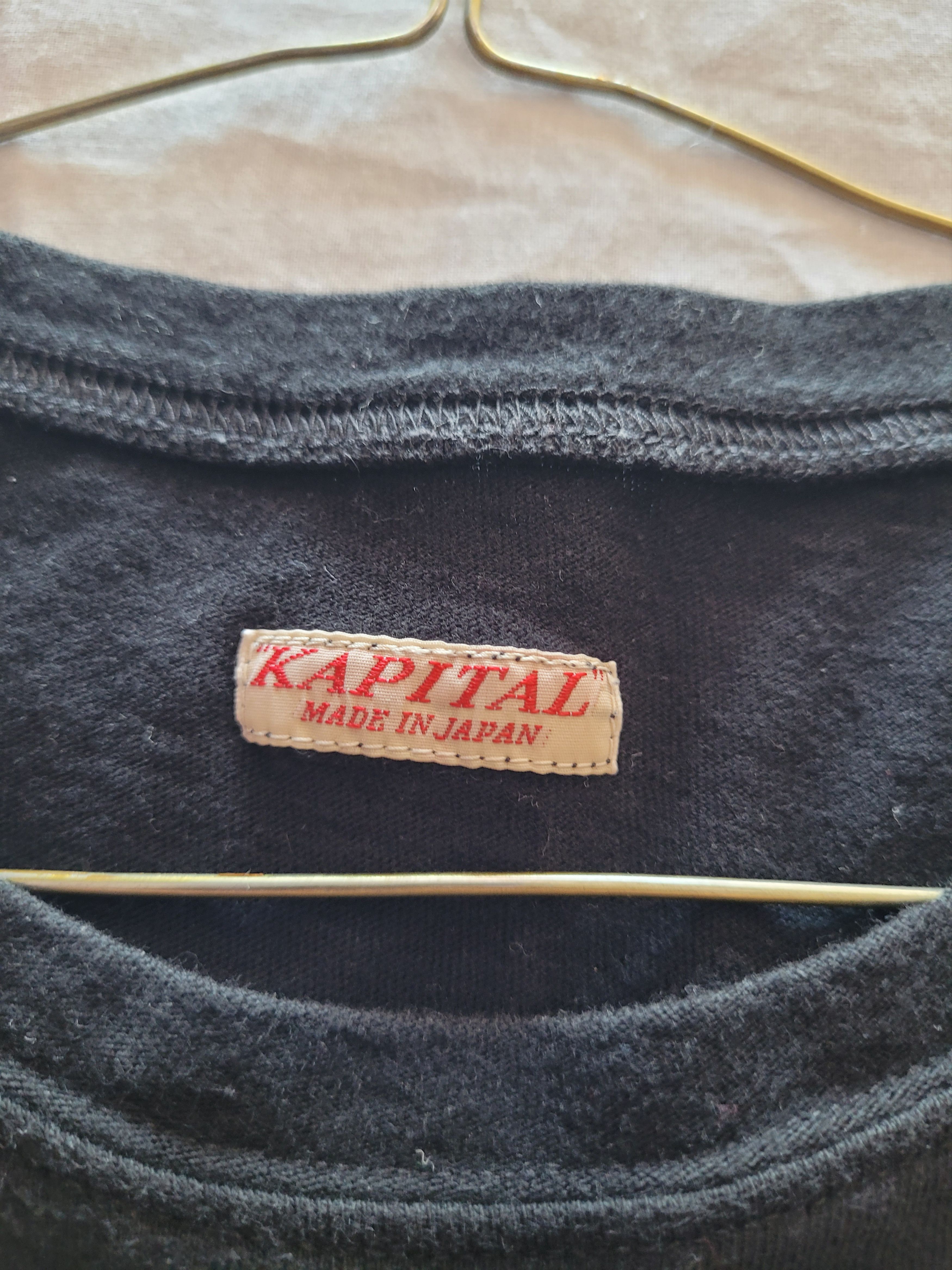 Kapital Kapital "Blue guaranteed" tee shirt Size US XL / EU 56 / 4 - 3 Thumbnail
