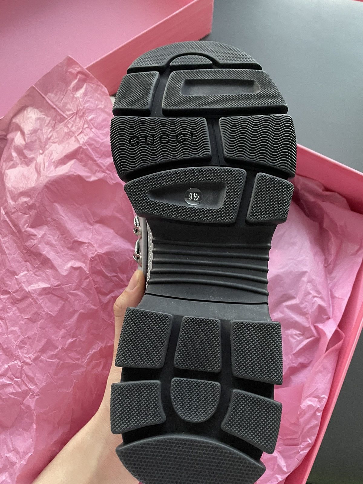 Gucci Rare LimitedEdition New Track Reflective Leather Track Boots Size US 9.5 / EU 42-43 - 11 Thumbnail