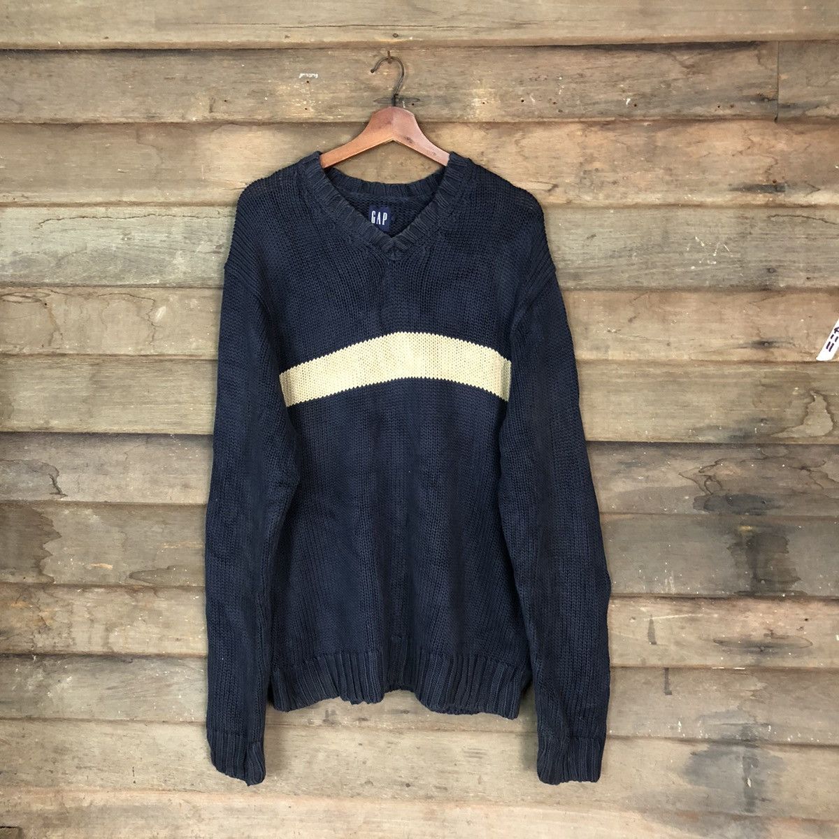 Gap Gap Dark blue Knitwear sweatshirt vintage #H005 Size US L / EU 52-54 / 3 - 1 Thumbnail