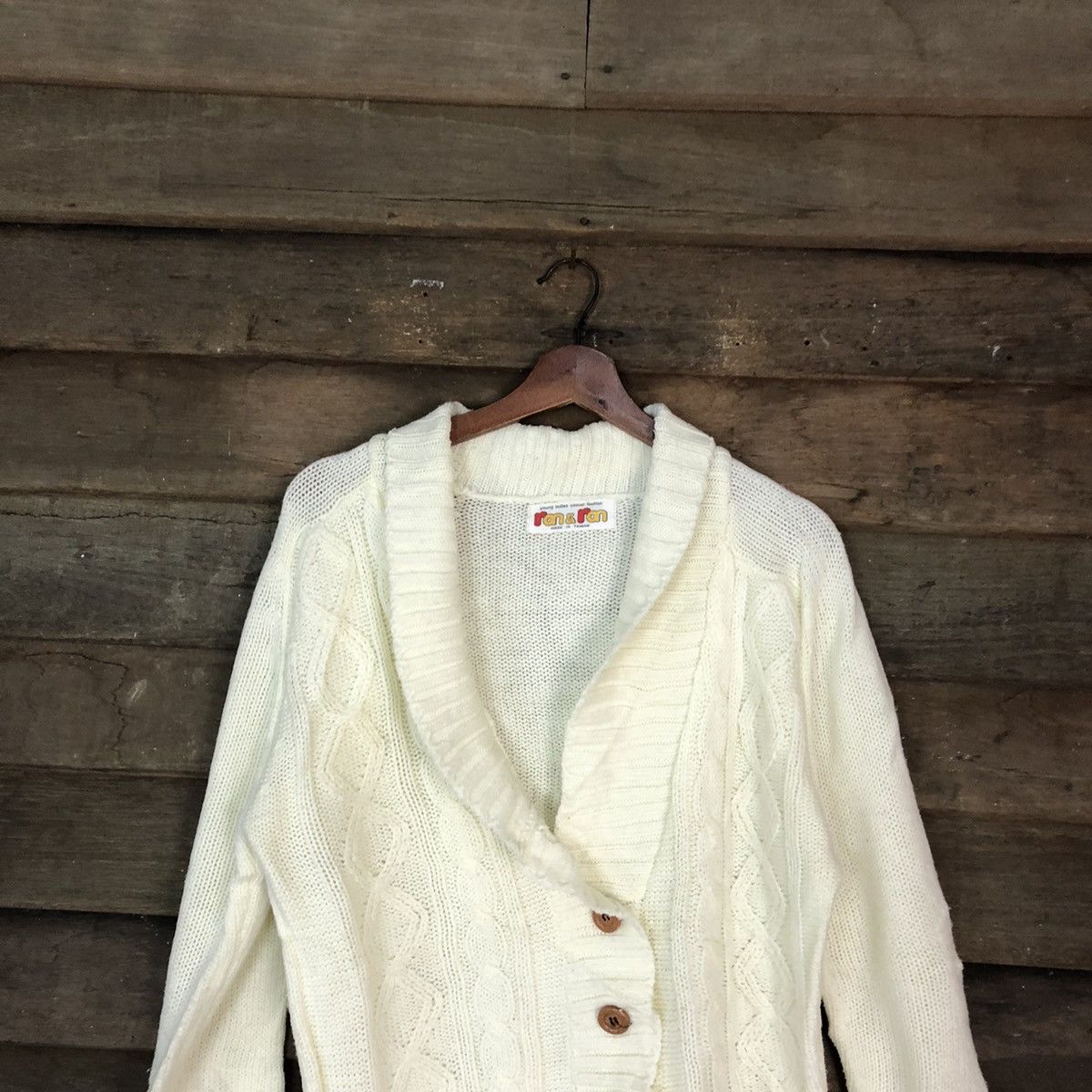 Japanese Brand Ran & ran japan knitwear cardigan #H025 Size L / US 10 / IT 46 - 2 Thumbnail