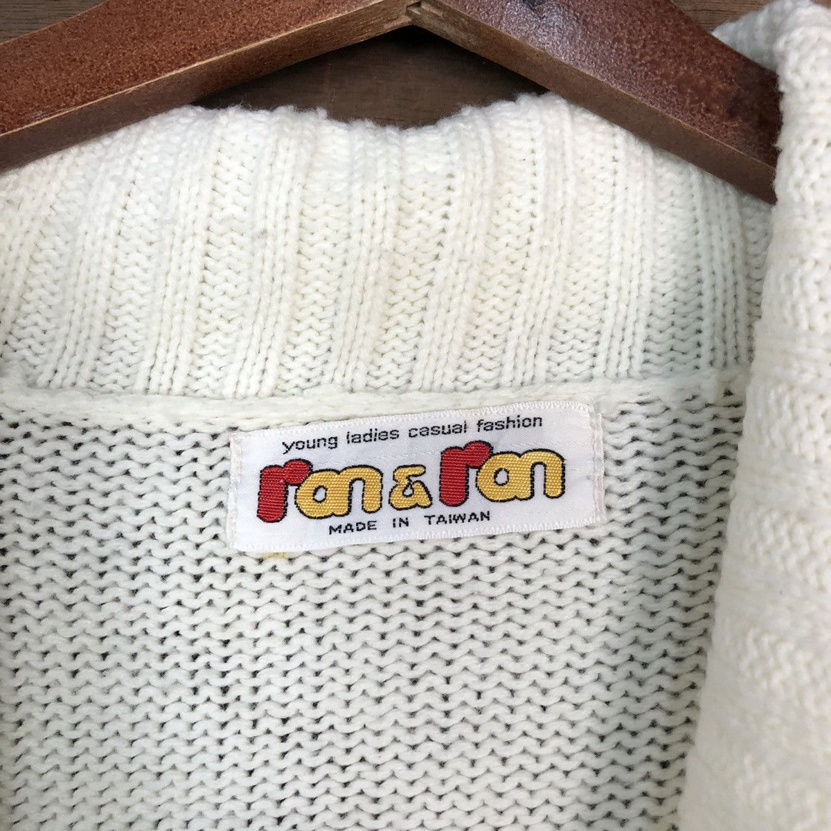 Japanese Brand Ran & ran japan knitwear cardigan #H025 Size L / US 10 / IT 46 - 7 Thumbnail