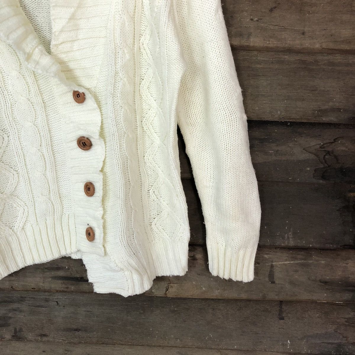 Japanese Brand Ran & ran japan knitwear cardigan #H025 Size L / US 10 / IT 46 - 5 Thumbnail