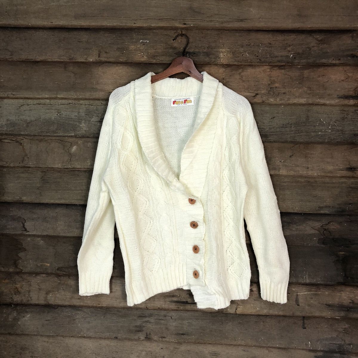 Japanese Brand Ran & ran japan knitwear cardigan #H025 Size L / US 10 / IT 46 - 1 Thumbnail
